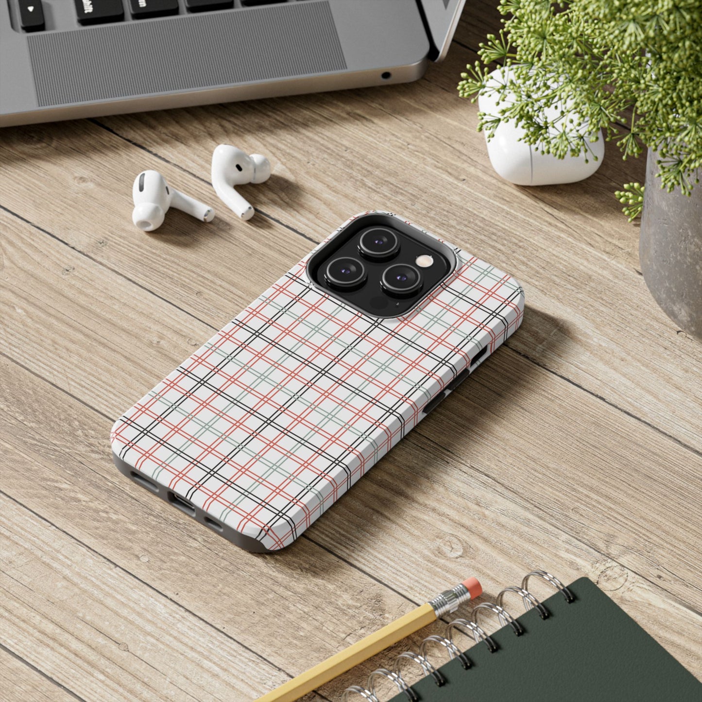 A new twist on Christmas plaid