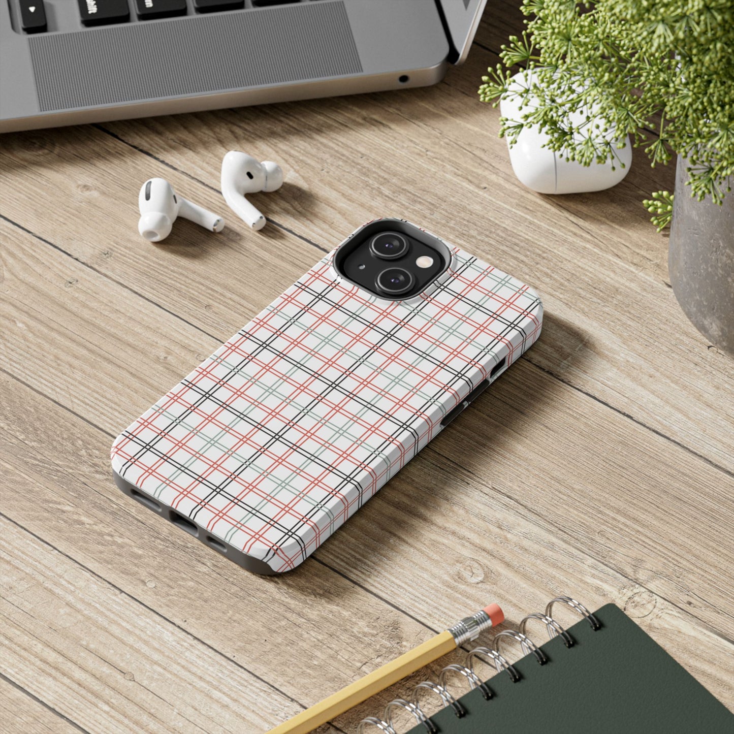 A new twist on Christmas plaid