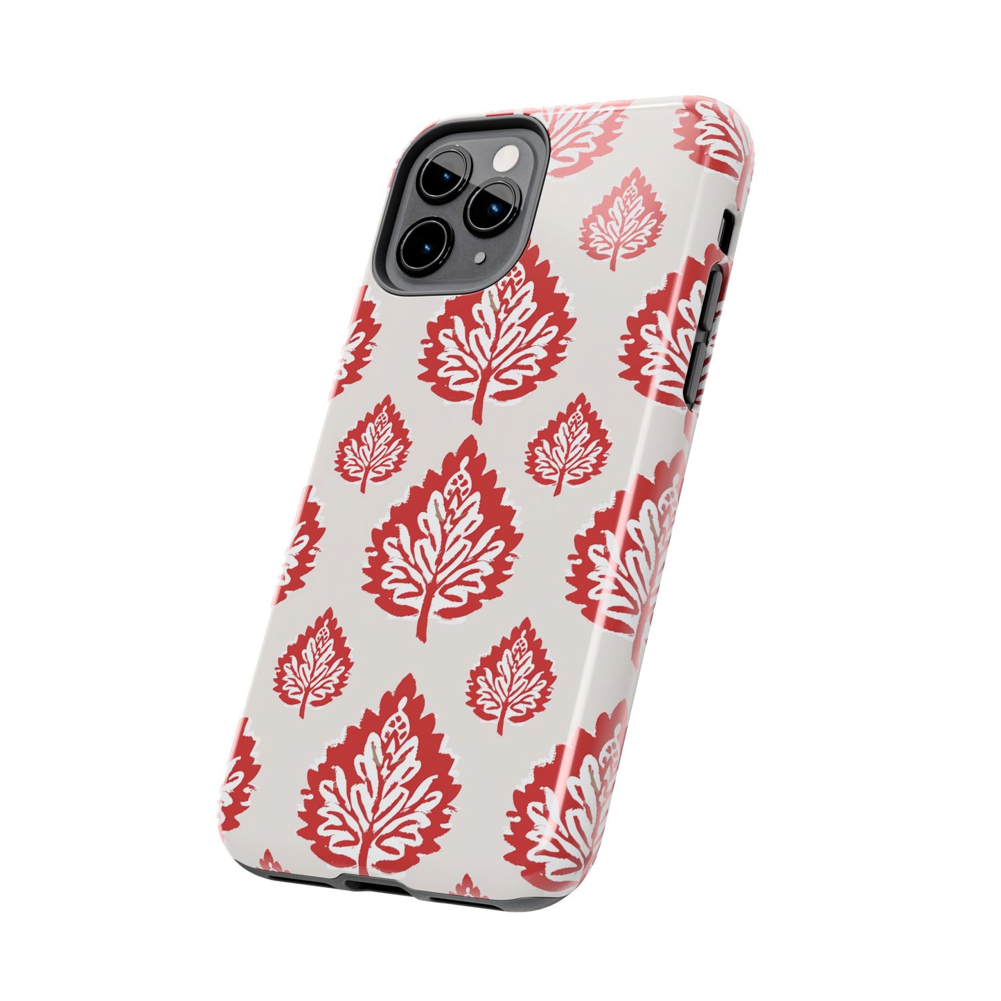 Red Indian Floral Design