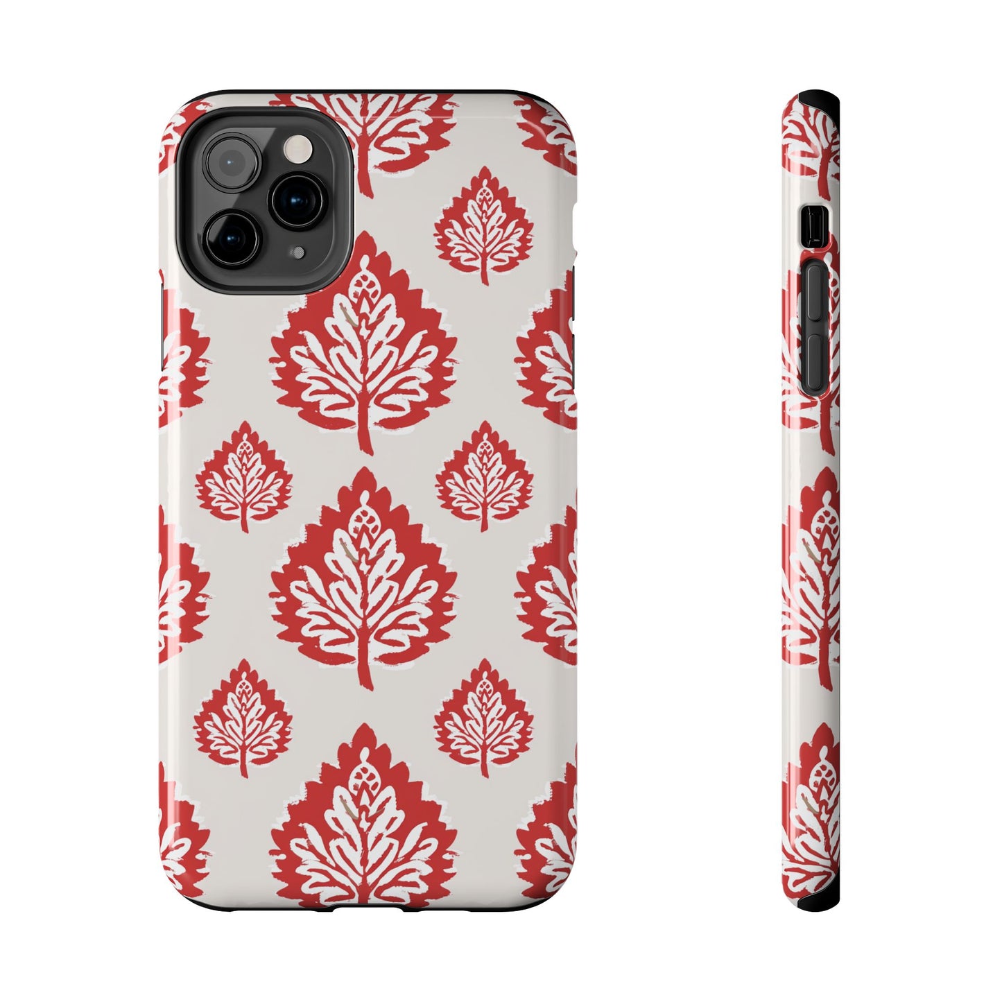 Red Indian Floral Design