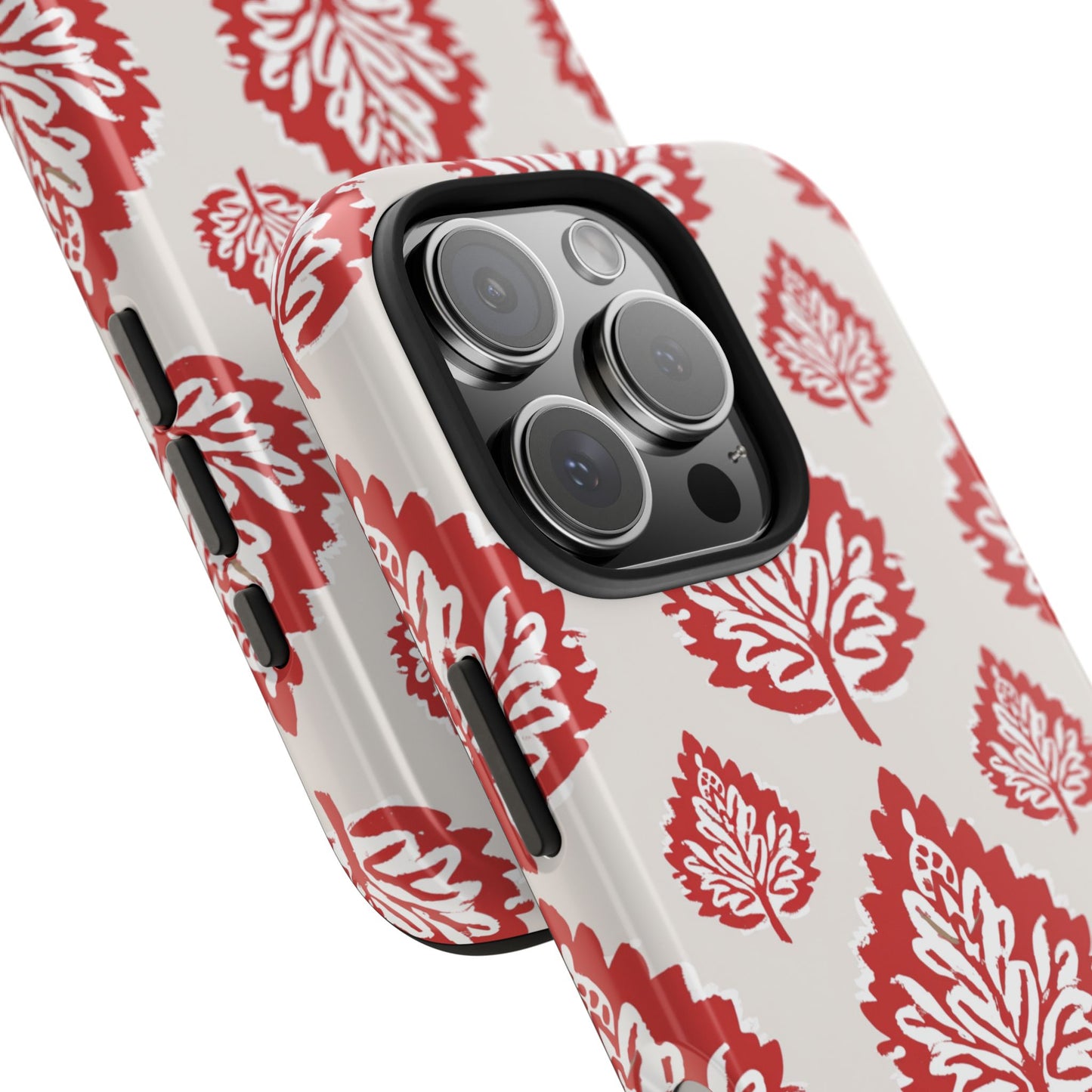 Red Indian Floral Design