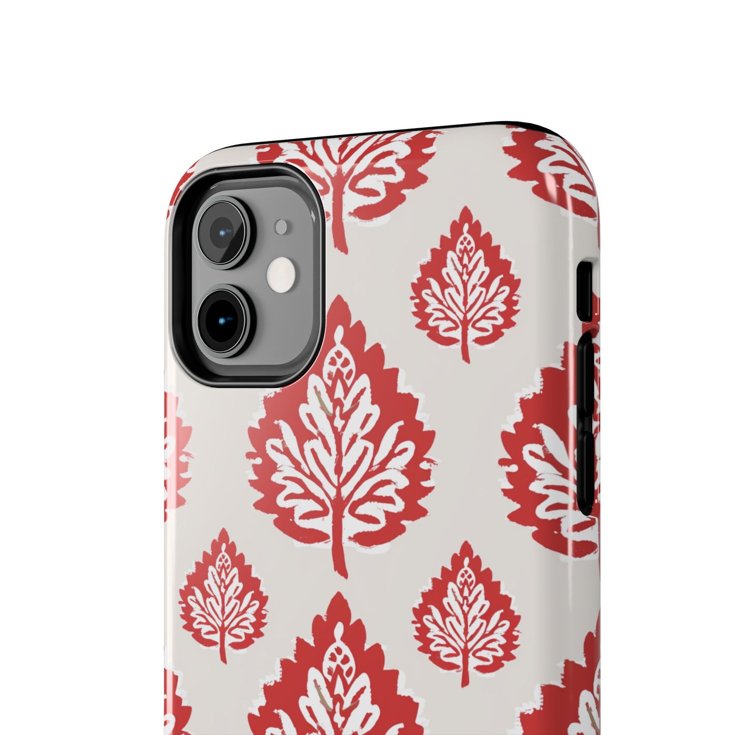 Red Indian Floral Design