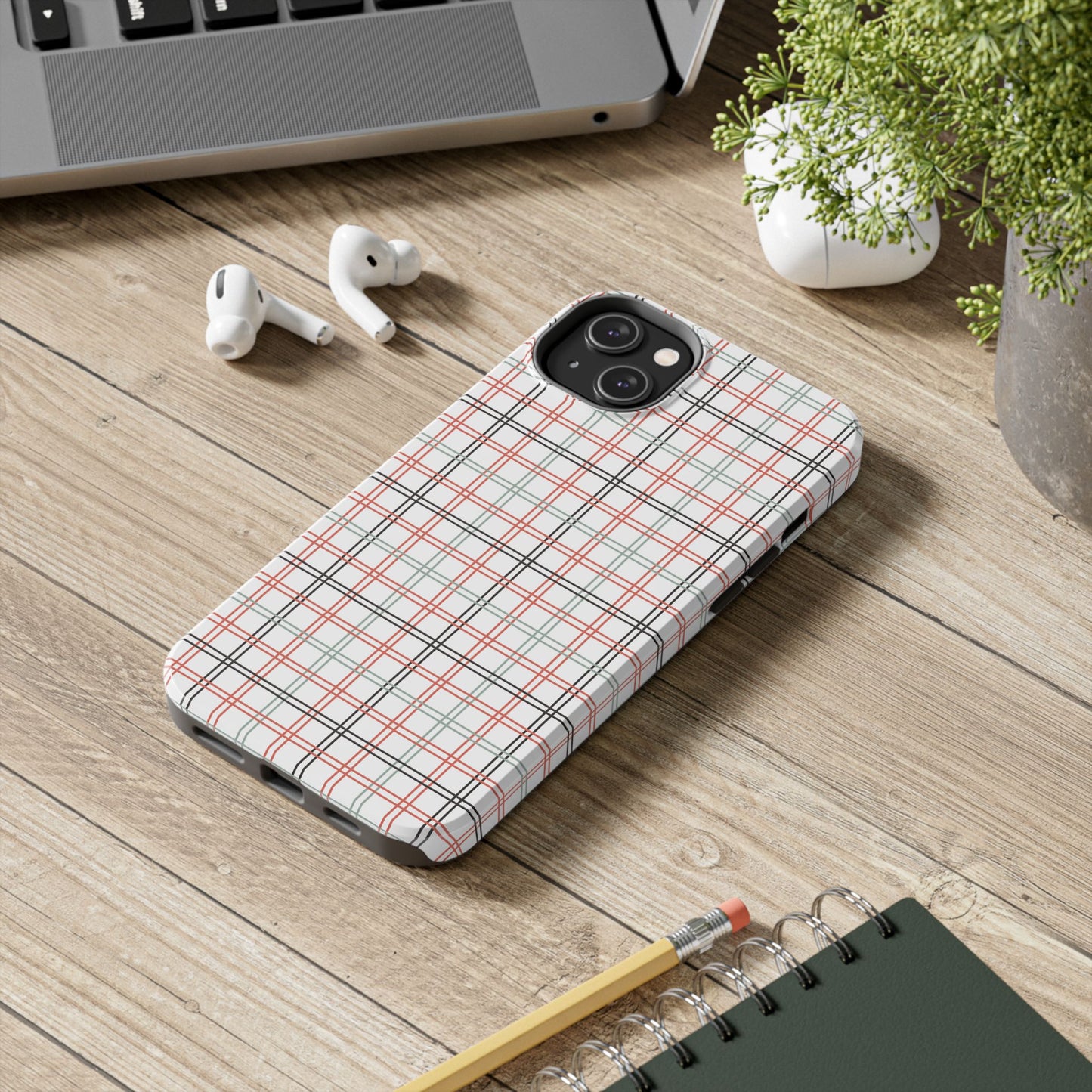 A new twist on Christmas plaid