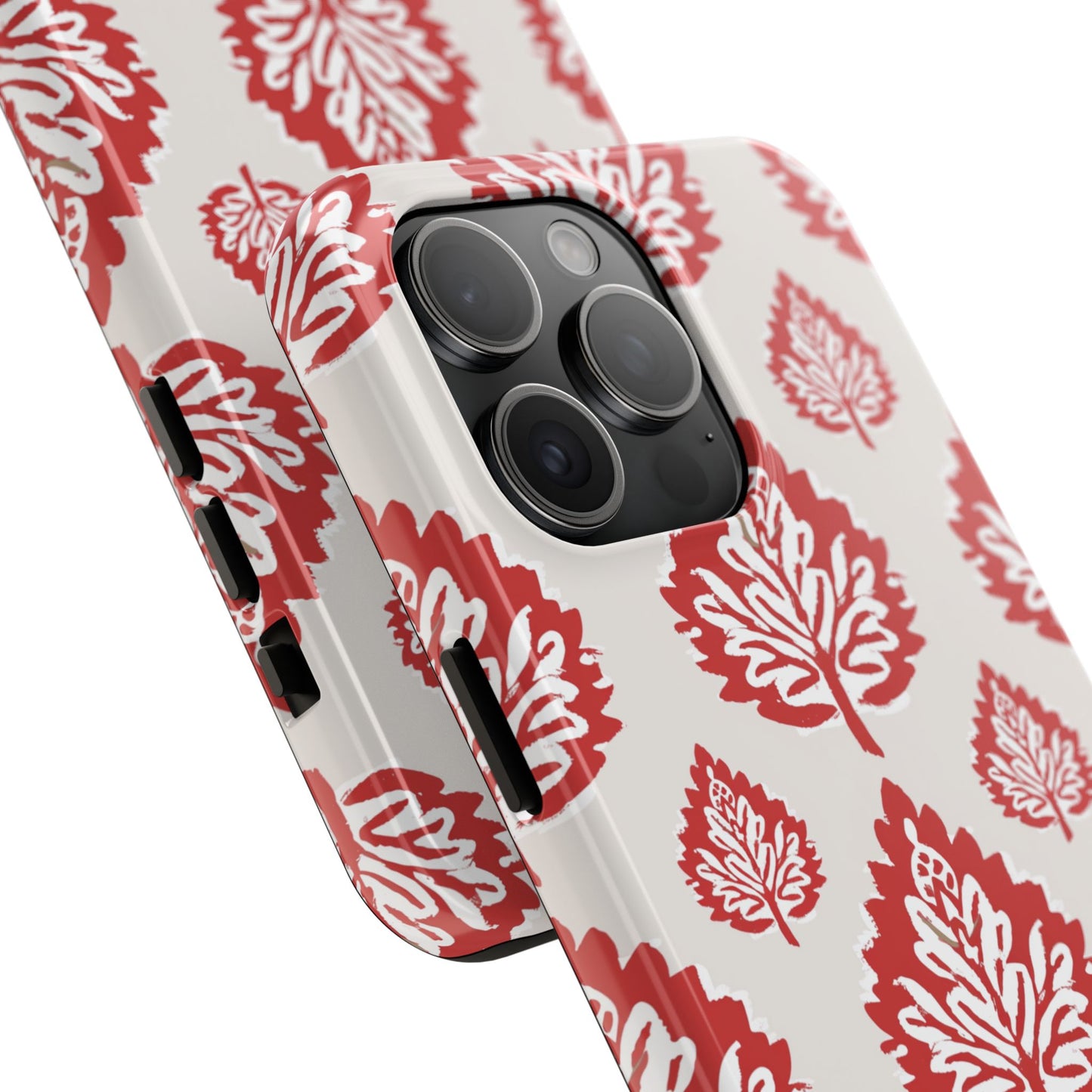 Red Indian Floral Design