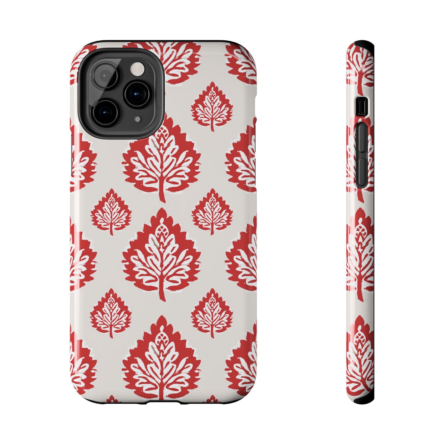 Red Indian Floral Design