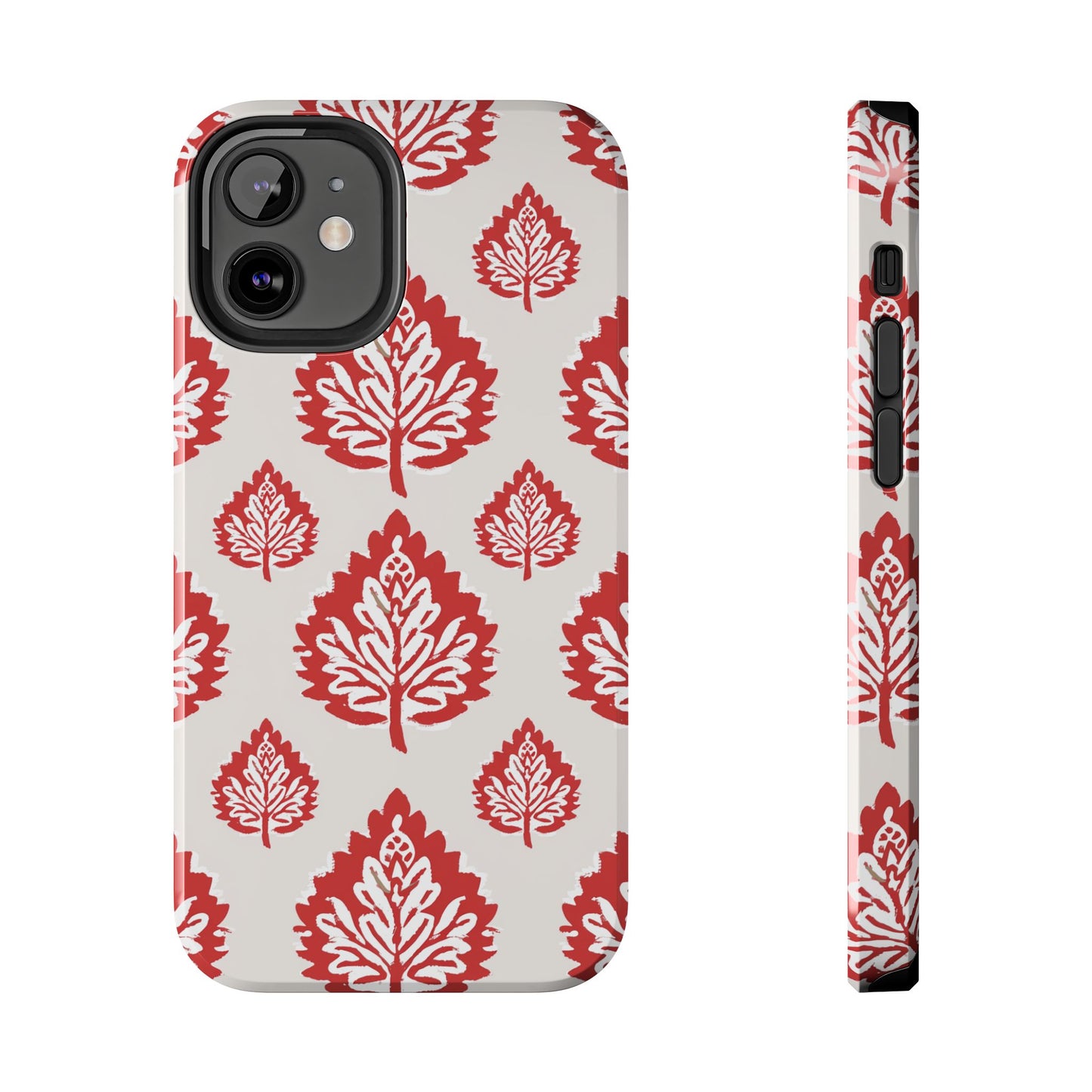 Red Indian Floral Design