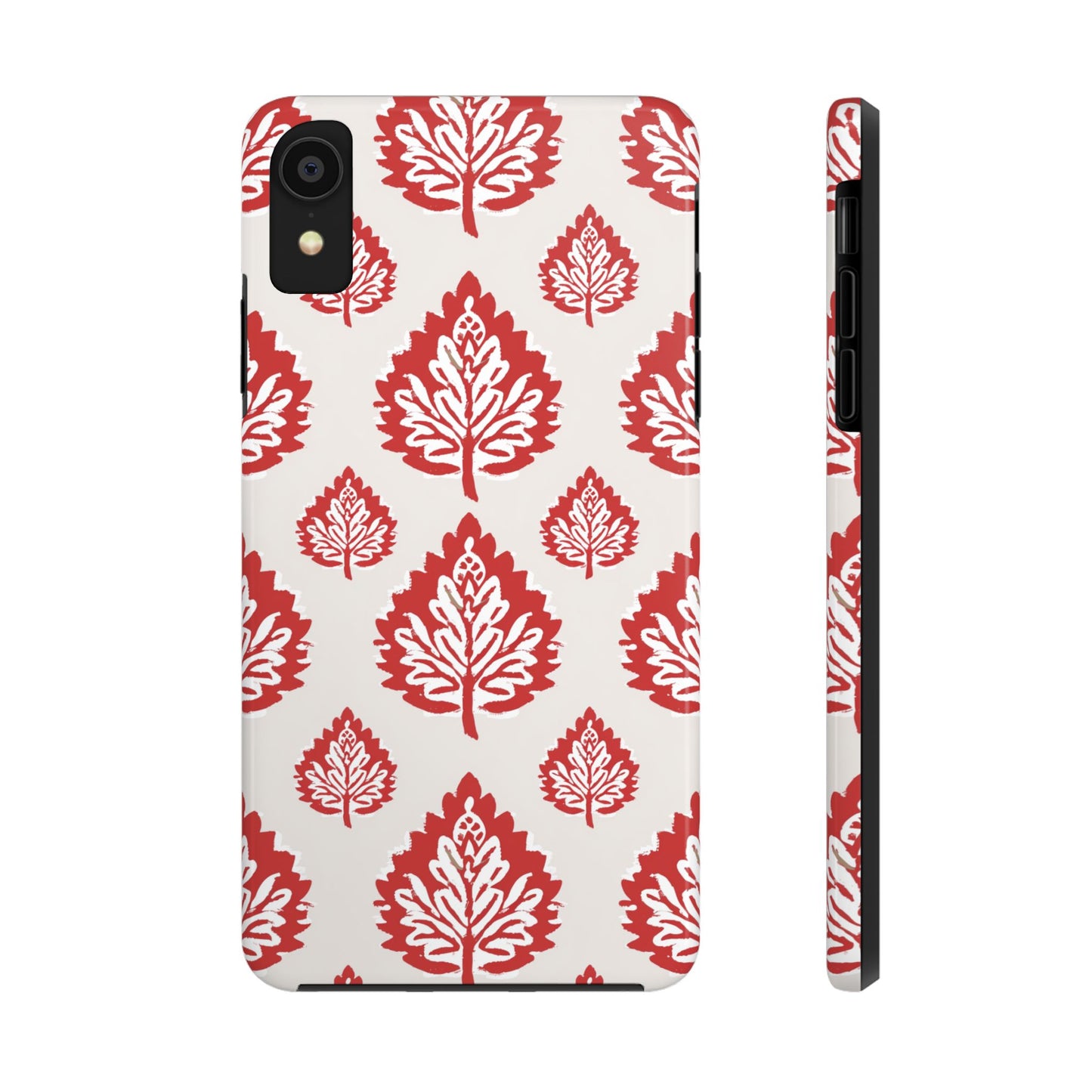 Red Indian Floral Design