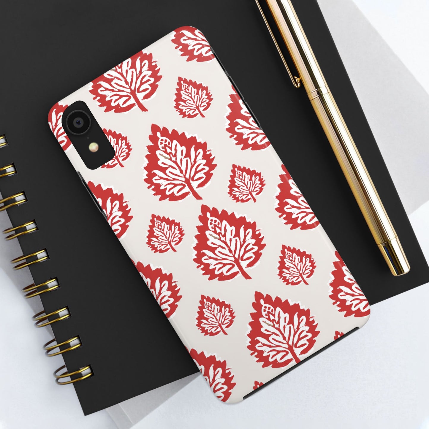 Red Indian Floral Design
