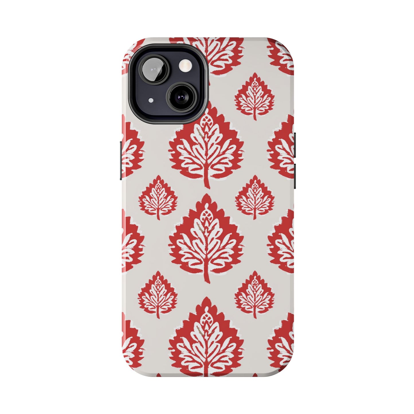 Red Indian Floral Design