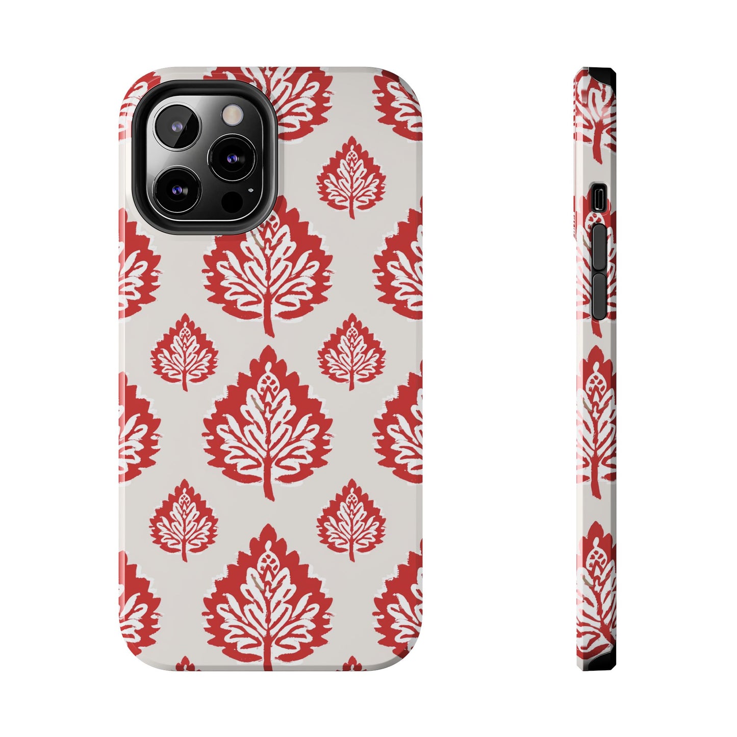 Red Indian Floral Design
