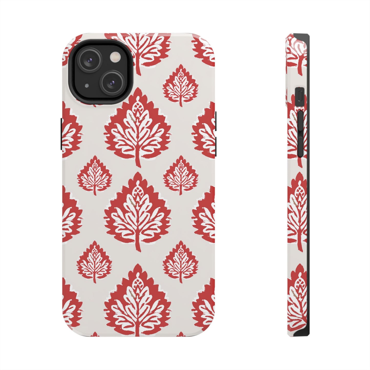 Red Indian Floral Design