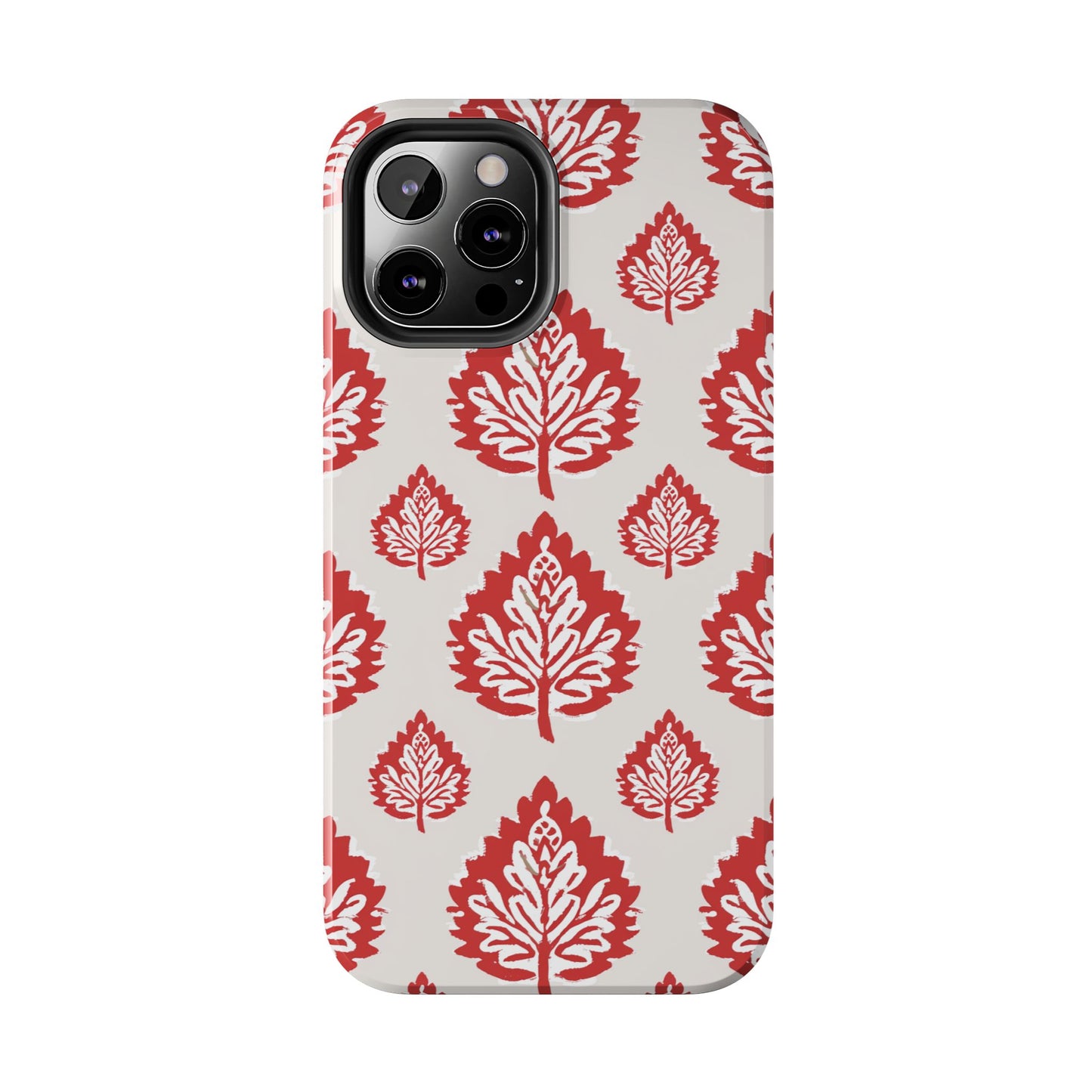 Red Indian Floral Design
