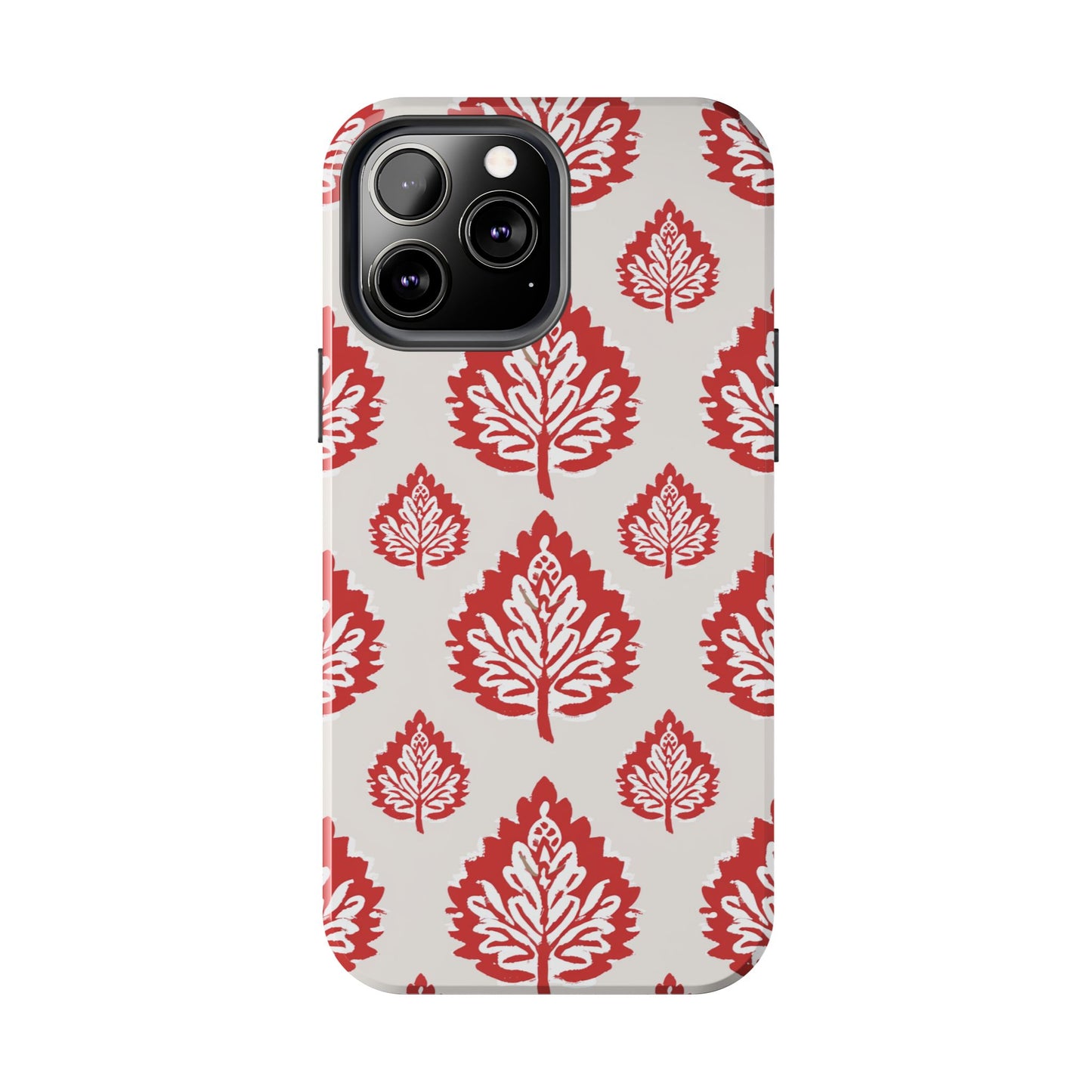 Red Indian Floral Design