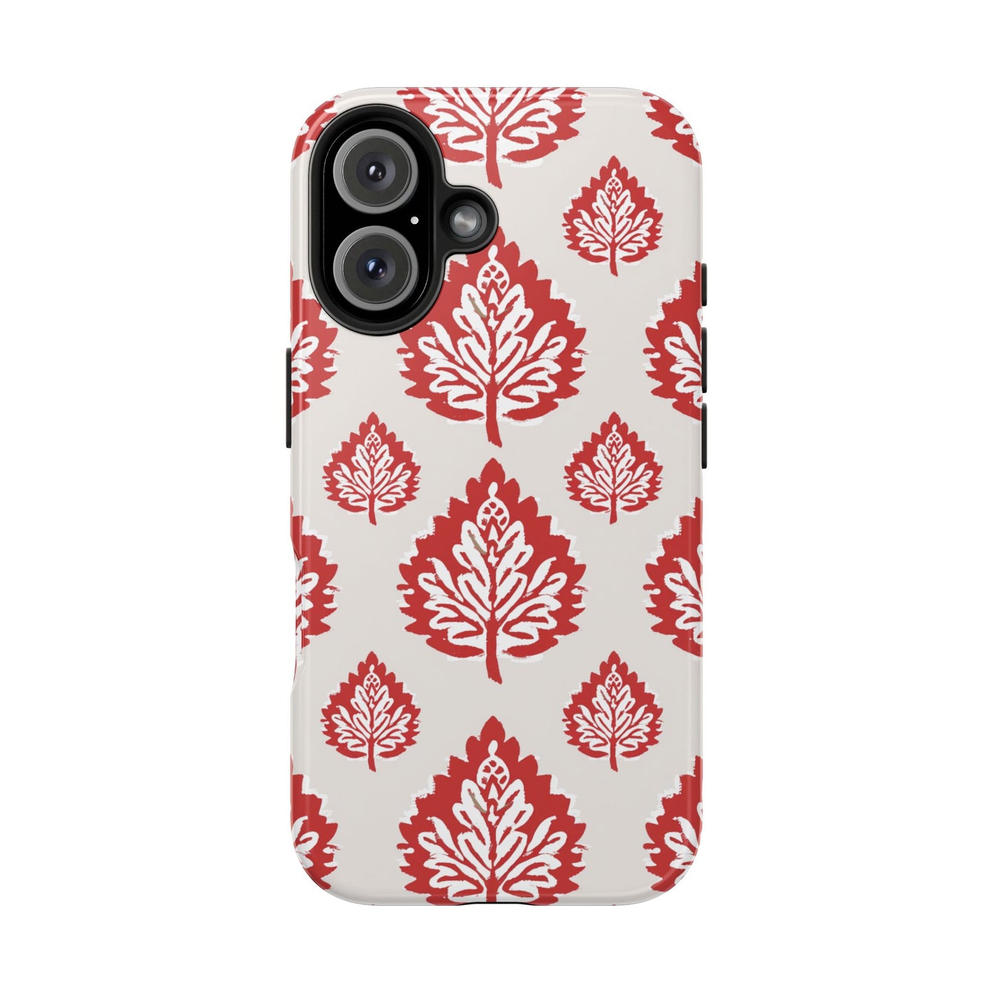 Red Indian Floral Design