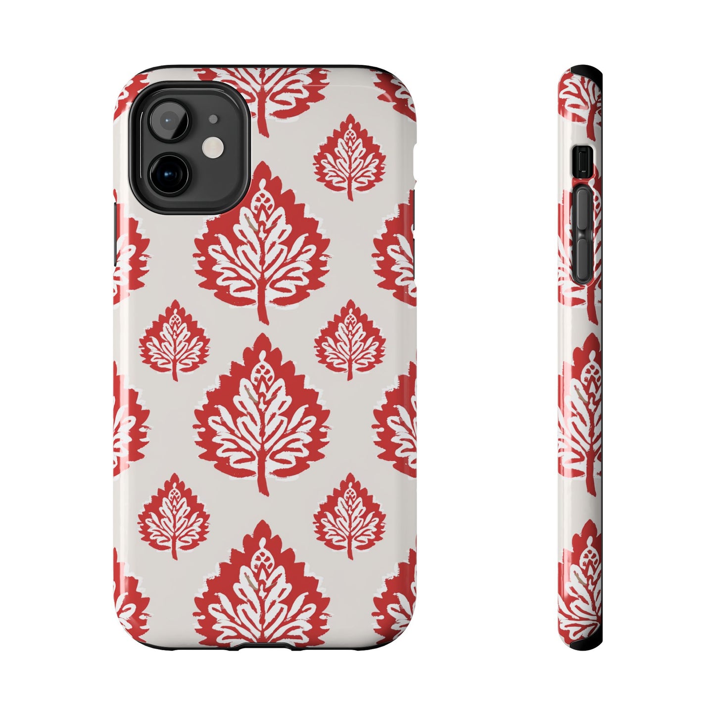Red Indian Floral Design
