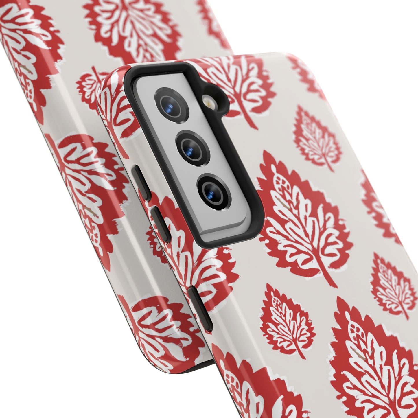Red Indian Floral Design