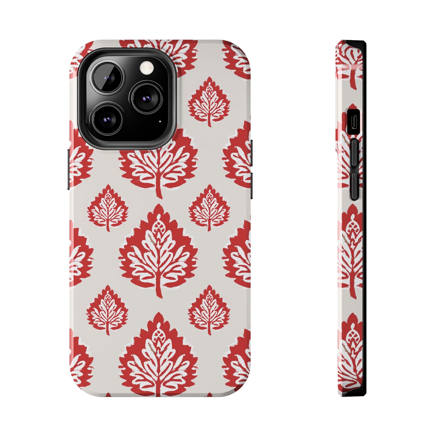 Red Indian Floral Design