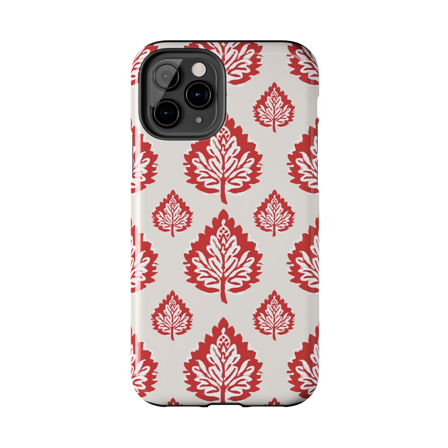 Red Indian Floral Design