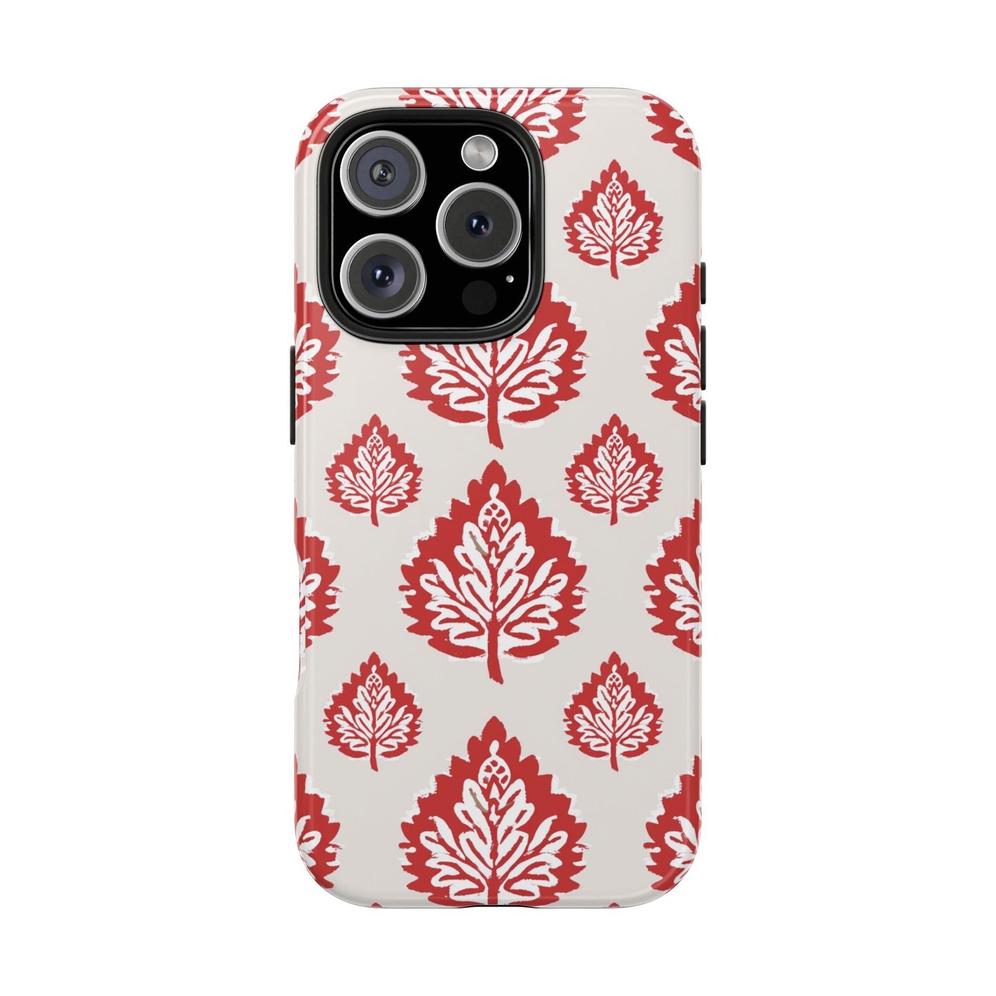 Red Indian Floral Design