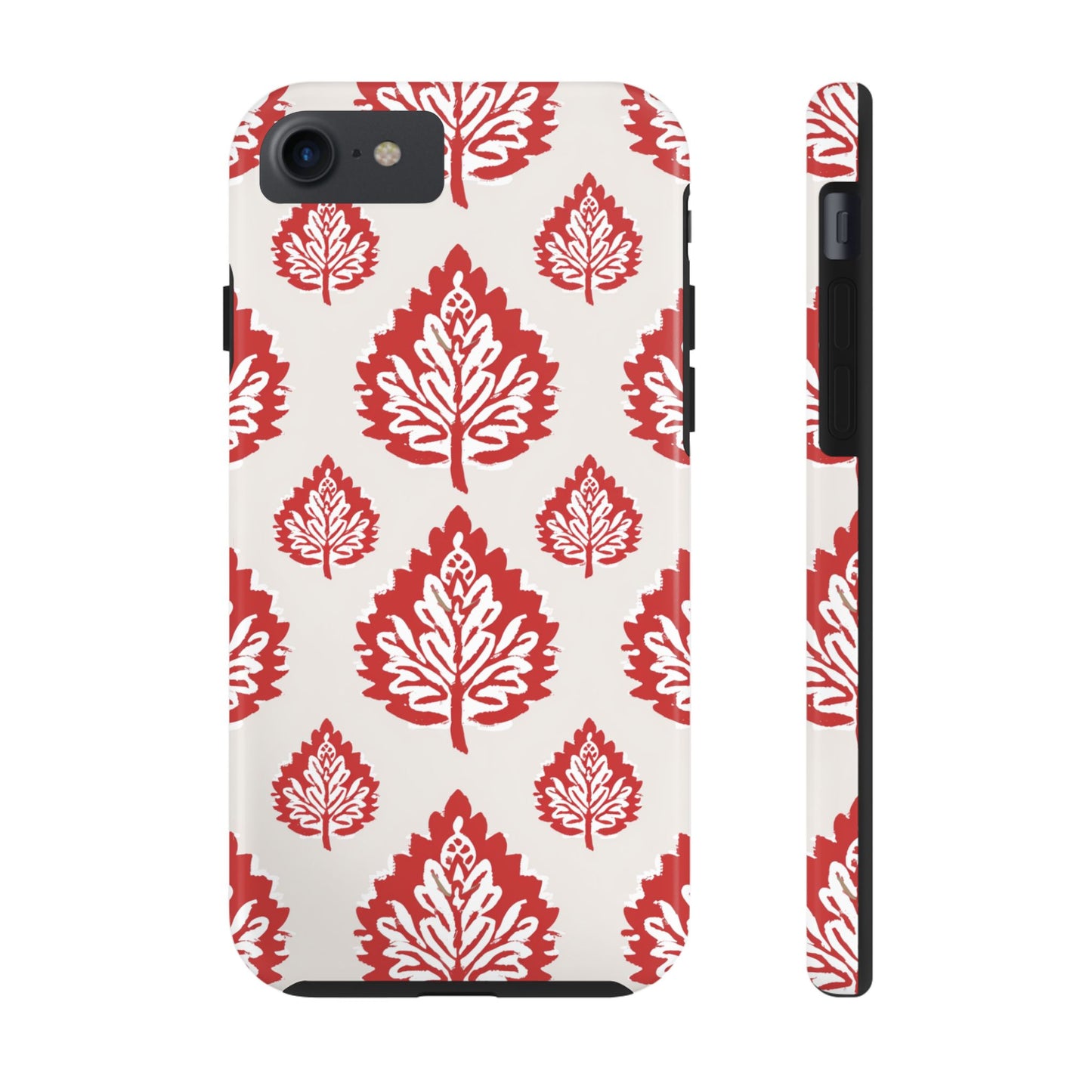 Red Indian Floral Design
