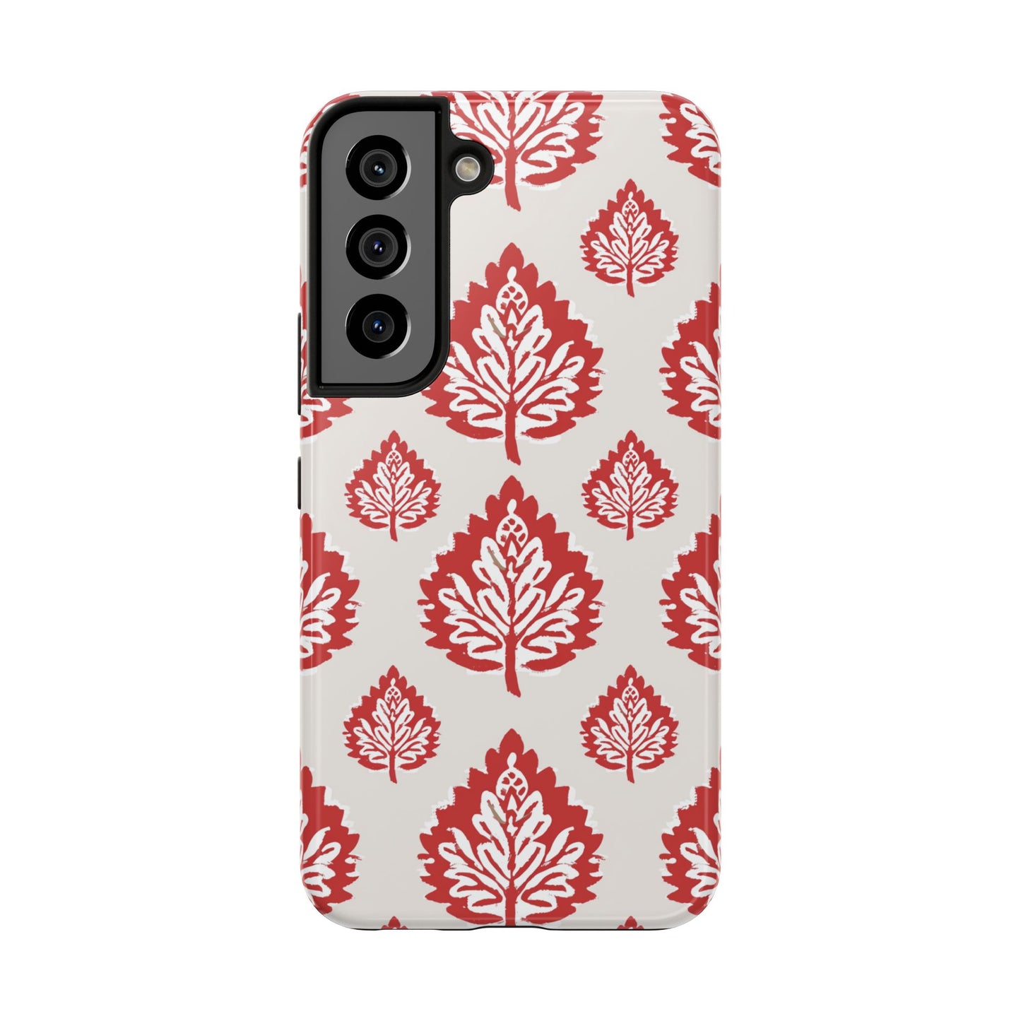 Red Indian Floral Design