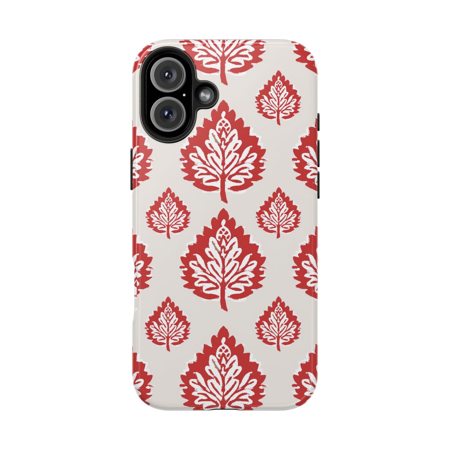 Red Indian Floral Design