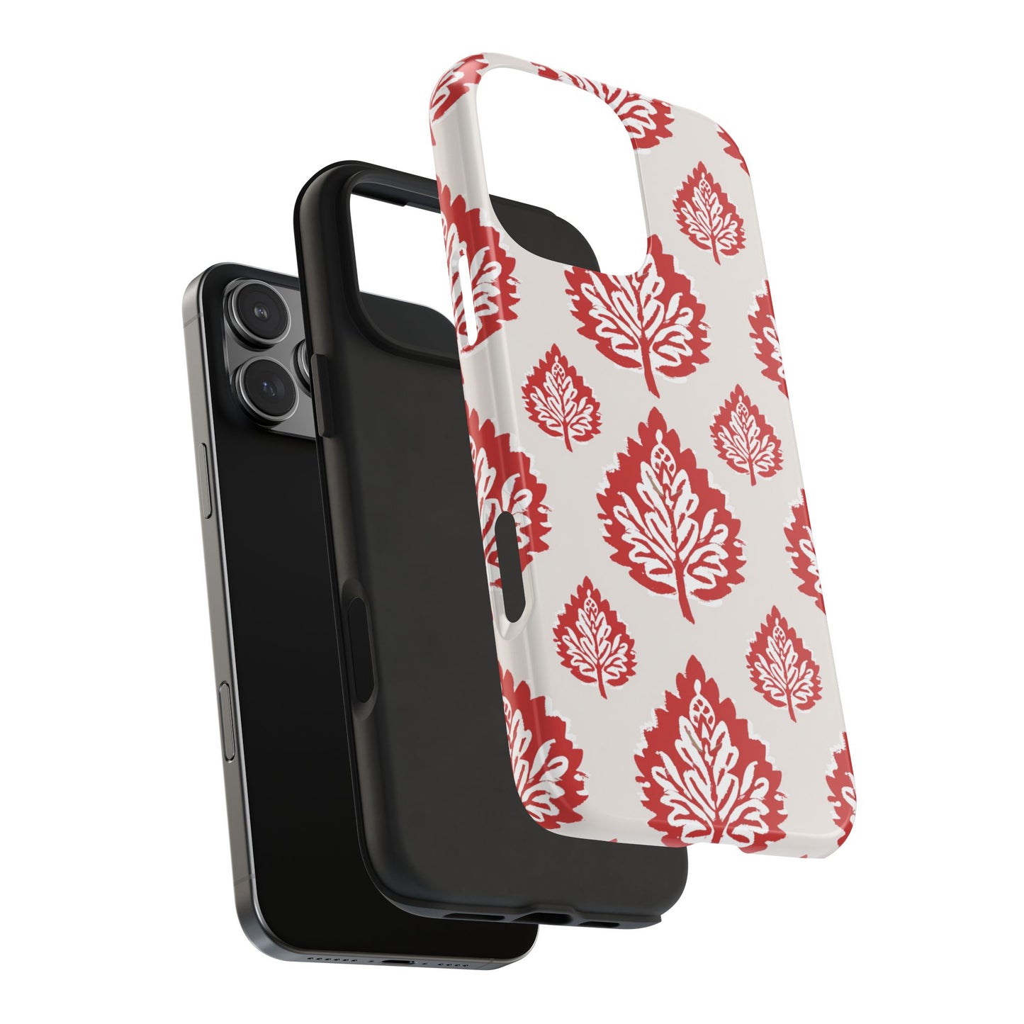 Red Indian Floral Design
