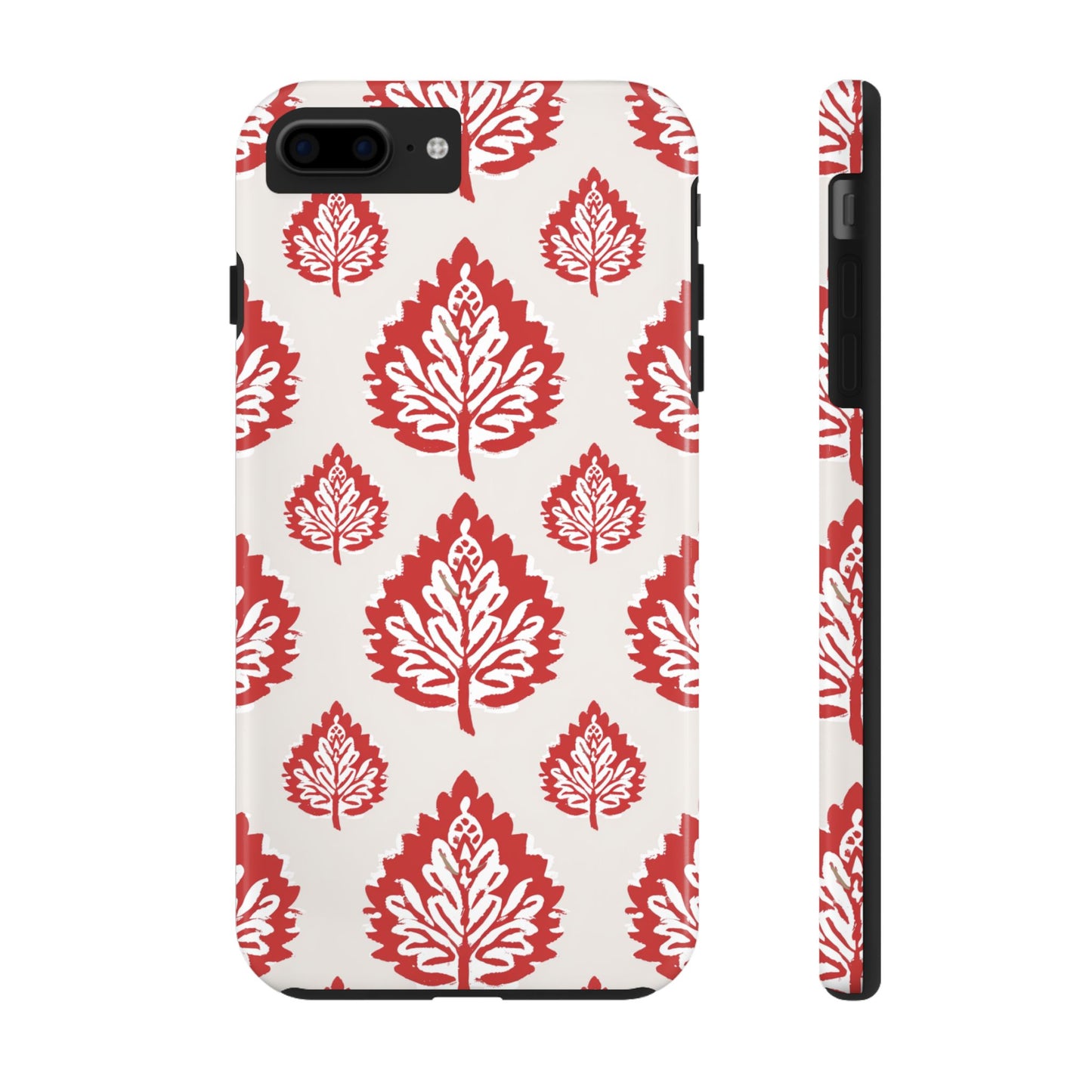 Red Indian Floral Design