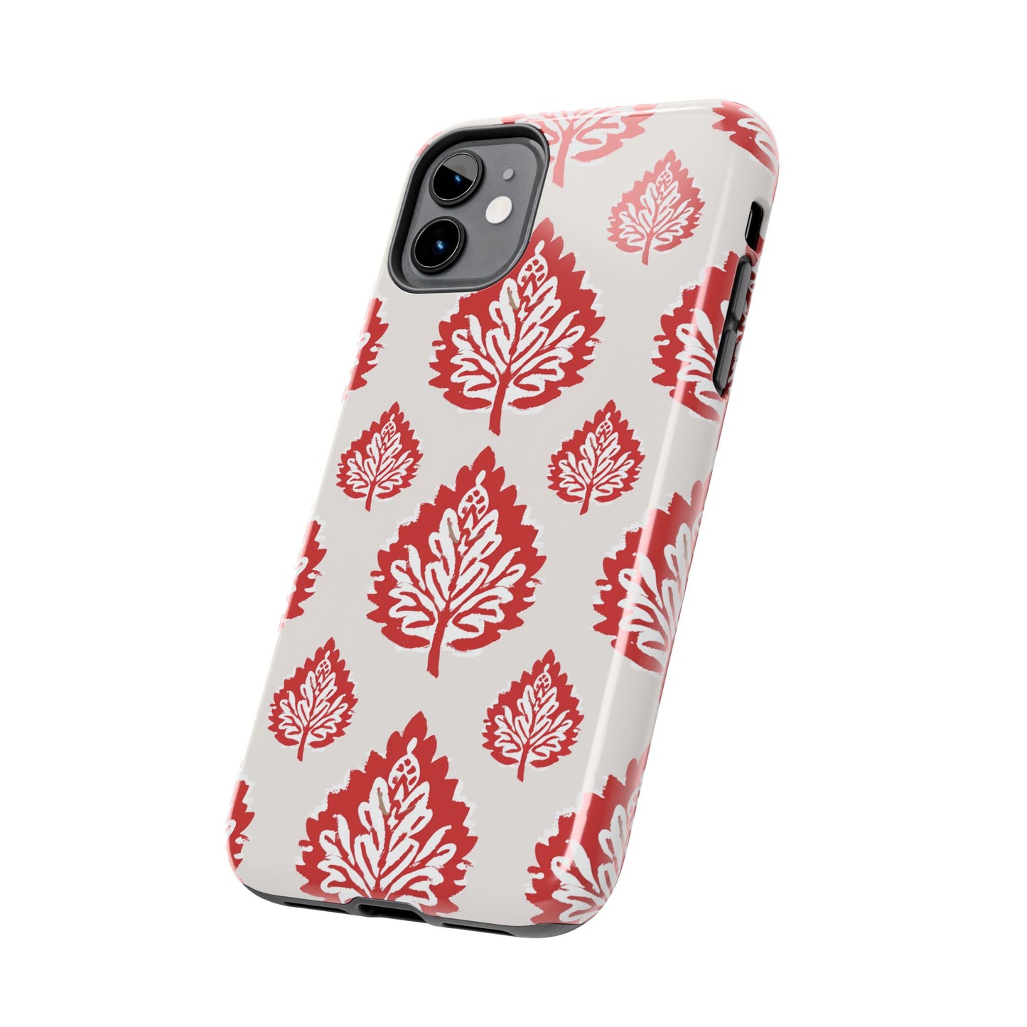 Red Indian Floral Design