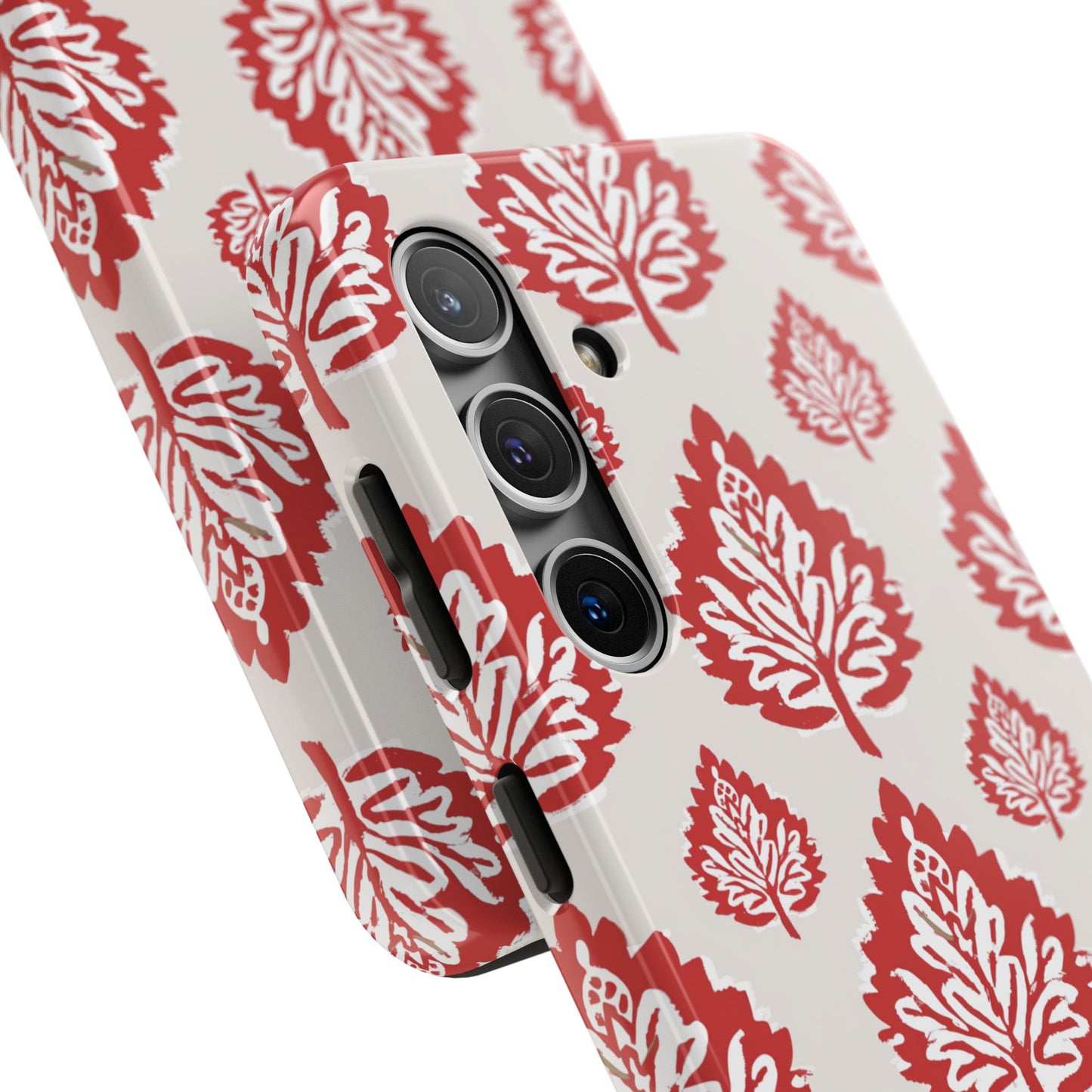 Red Indian Floral Design