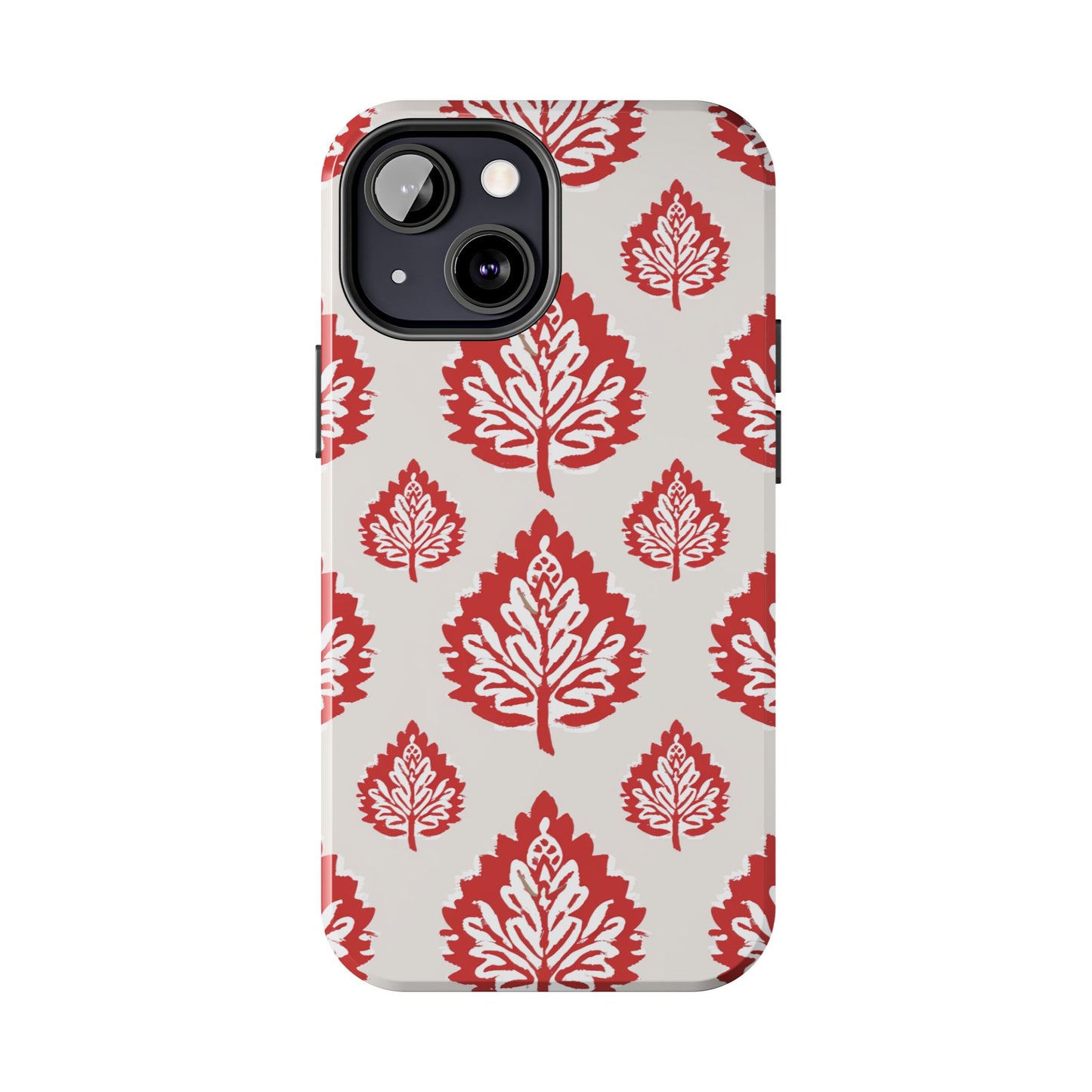 Red Indian Floral Design