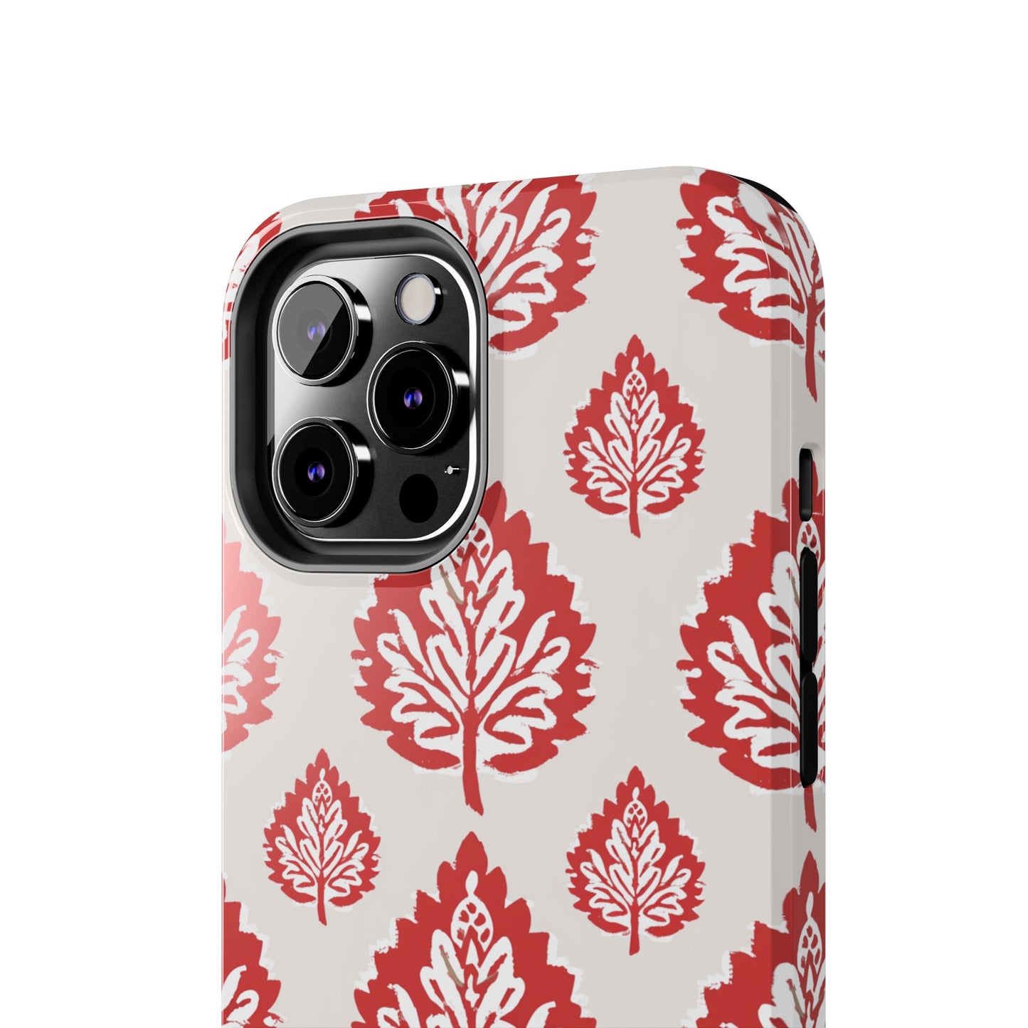Red Indian Floral Design