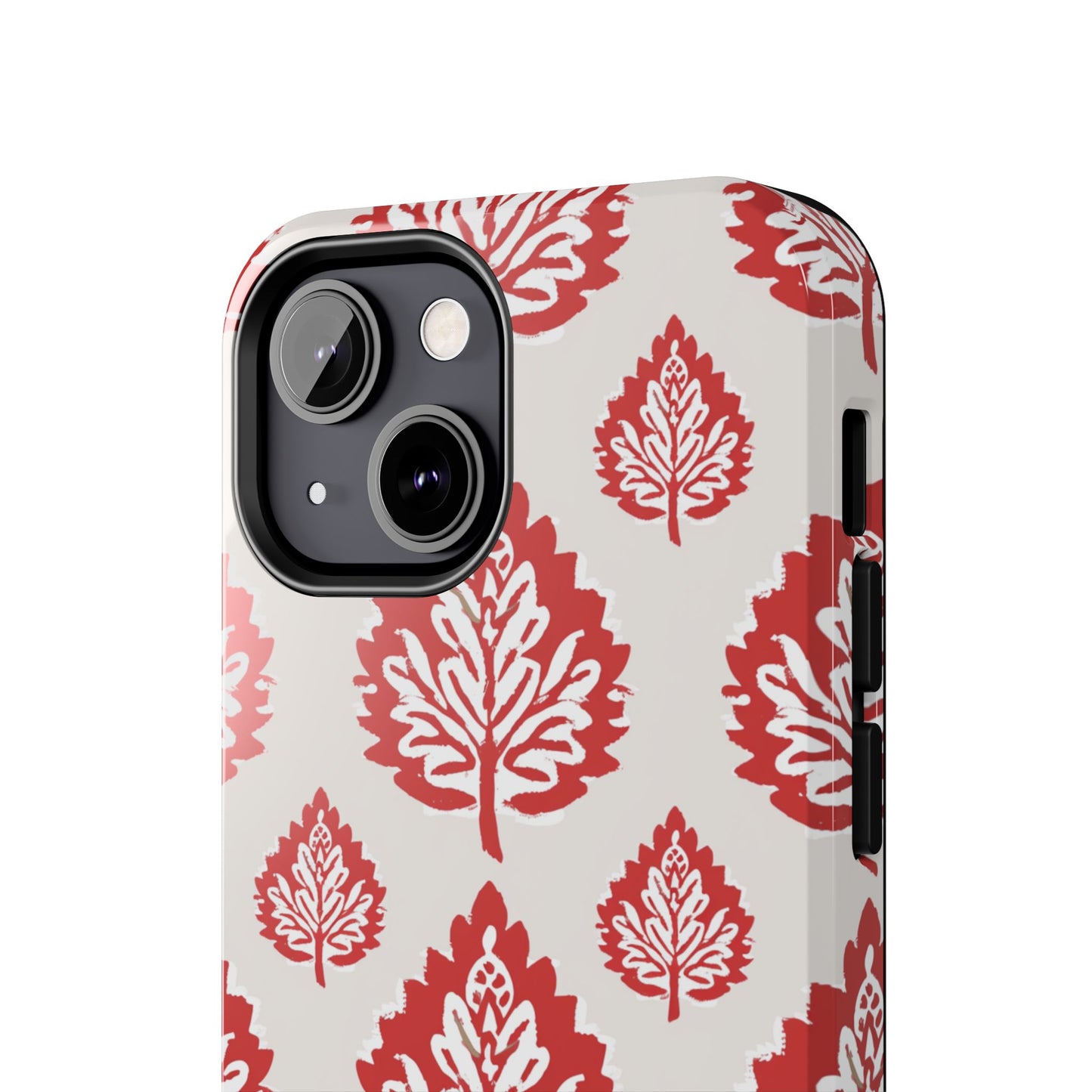 Red Indian Floral Design