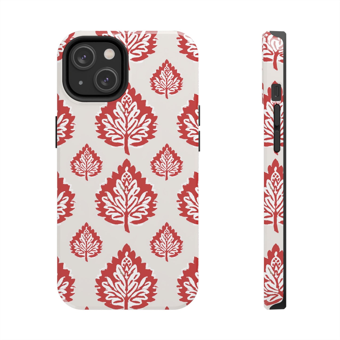 Red Indian Floral Design