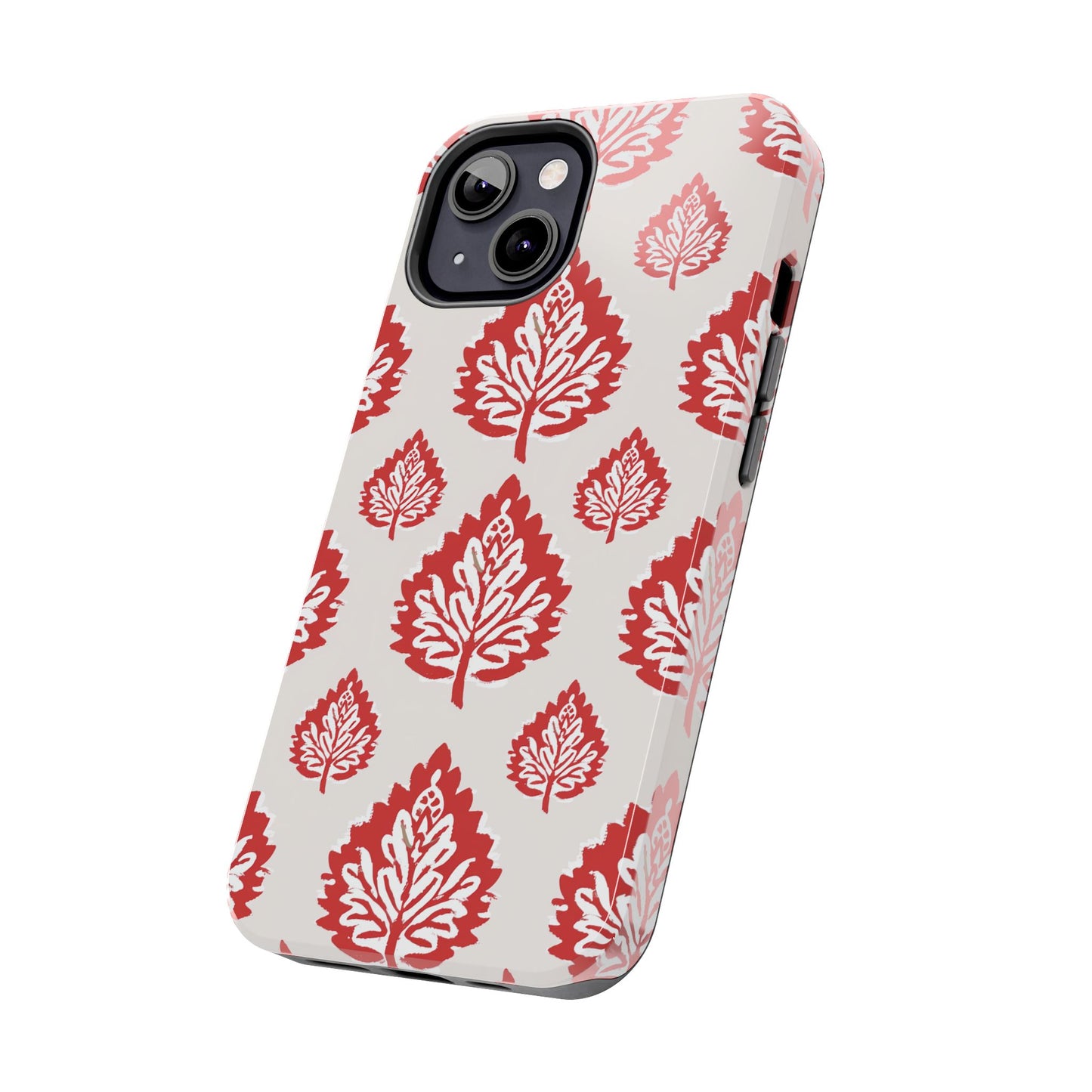 Red Indian Floral Design