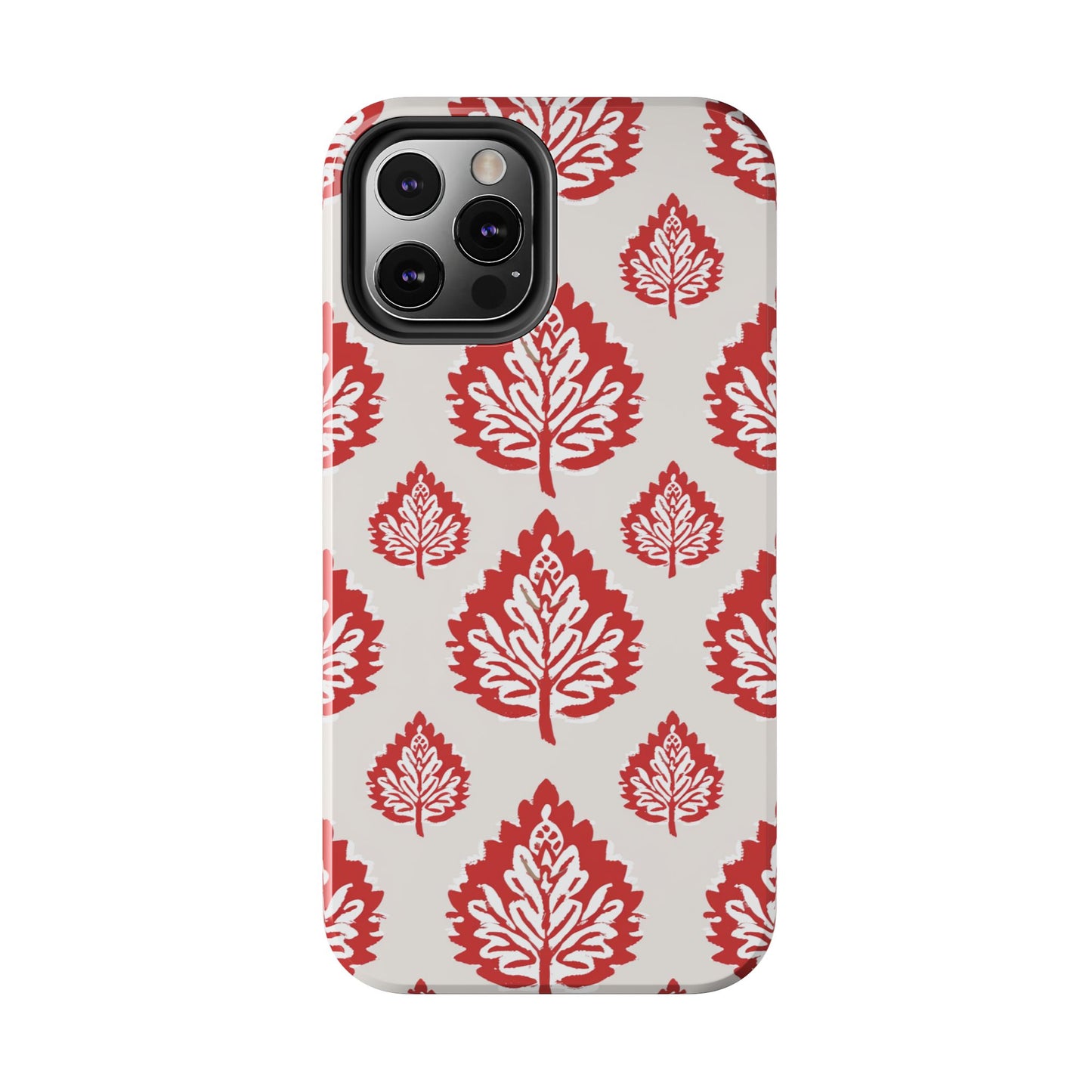 Red Indian Floral Design