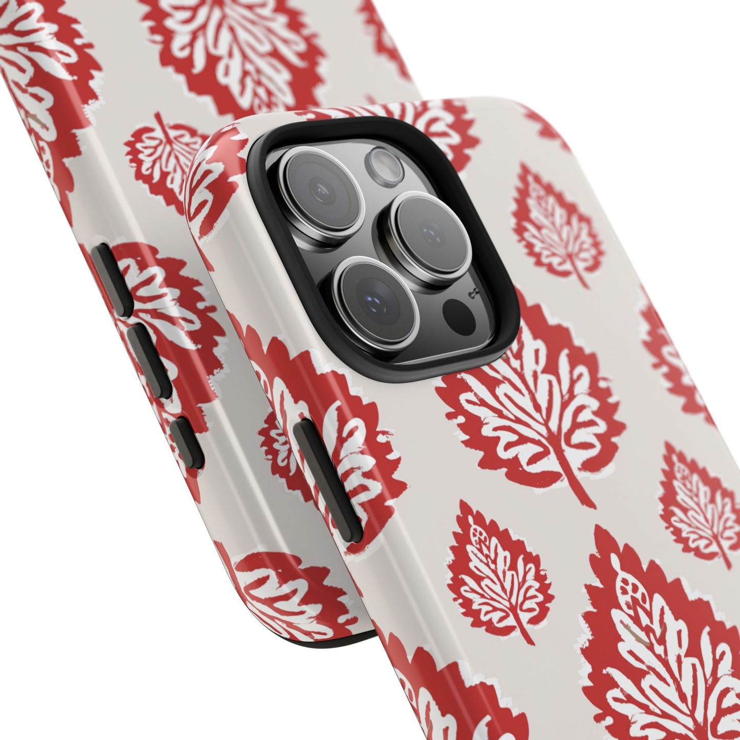Red Indian Floral Design