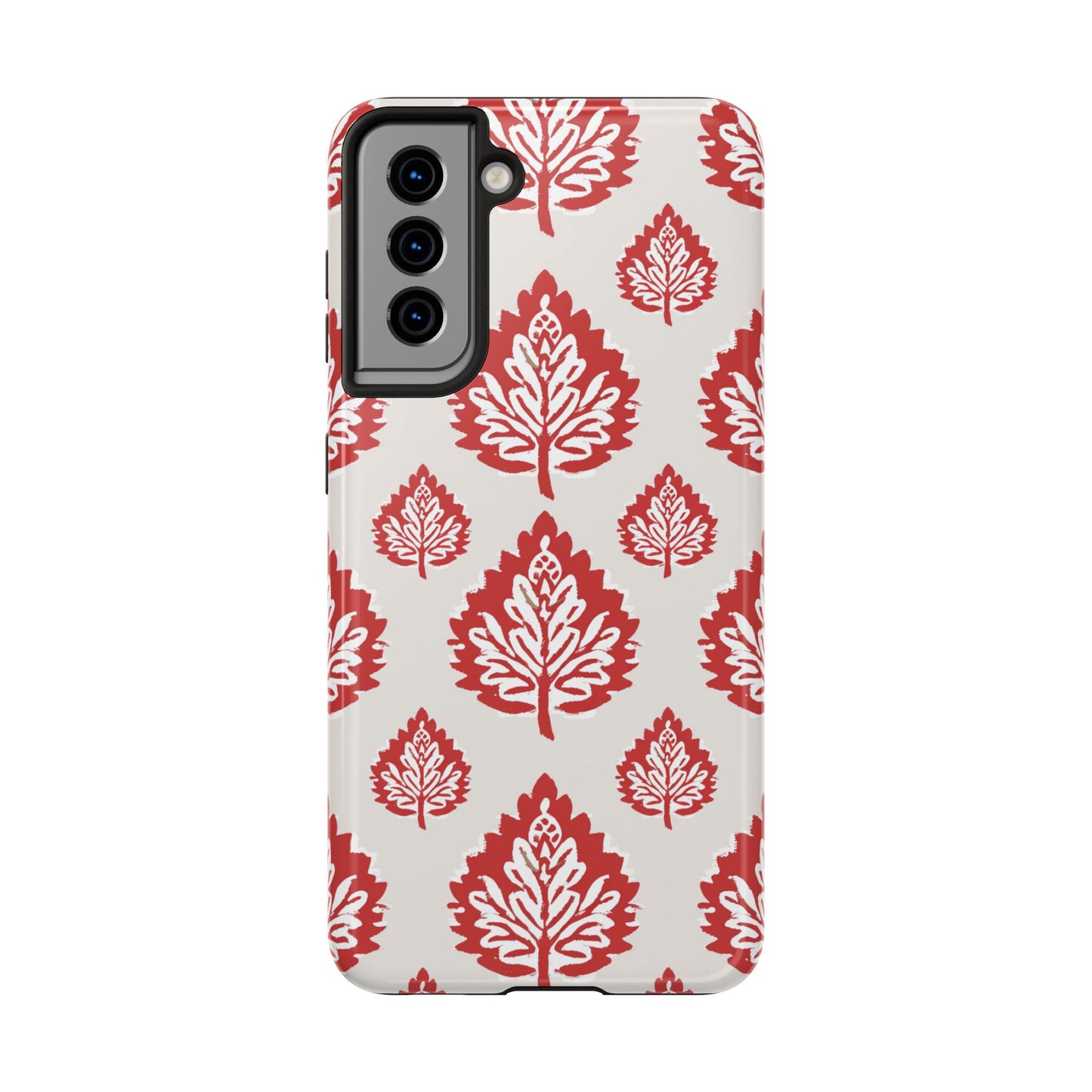Red Indian Floral Design