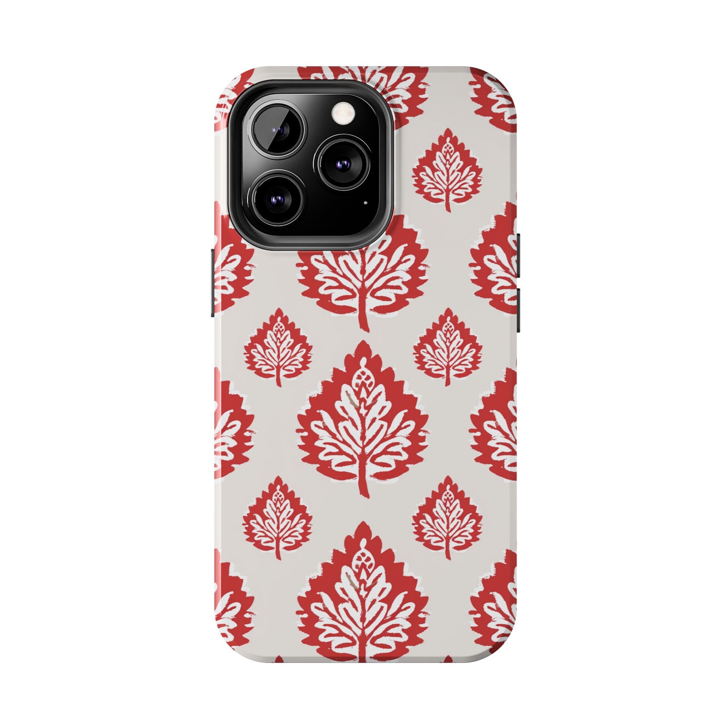 Red Indian Floral Design