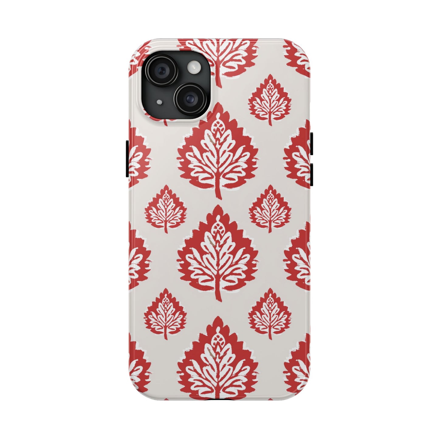Red Indian Floral Design