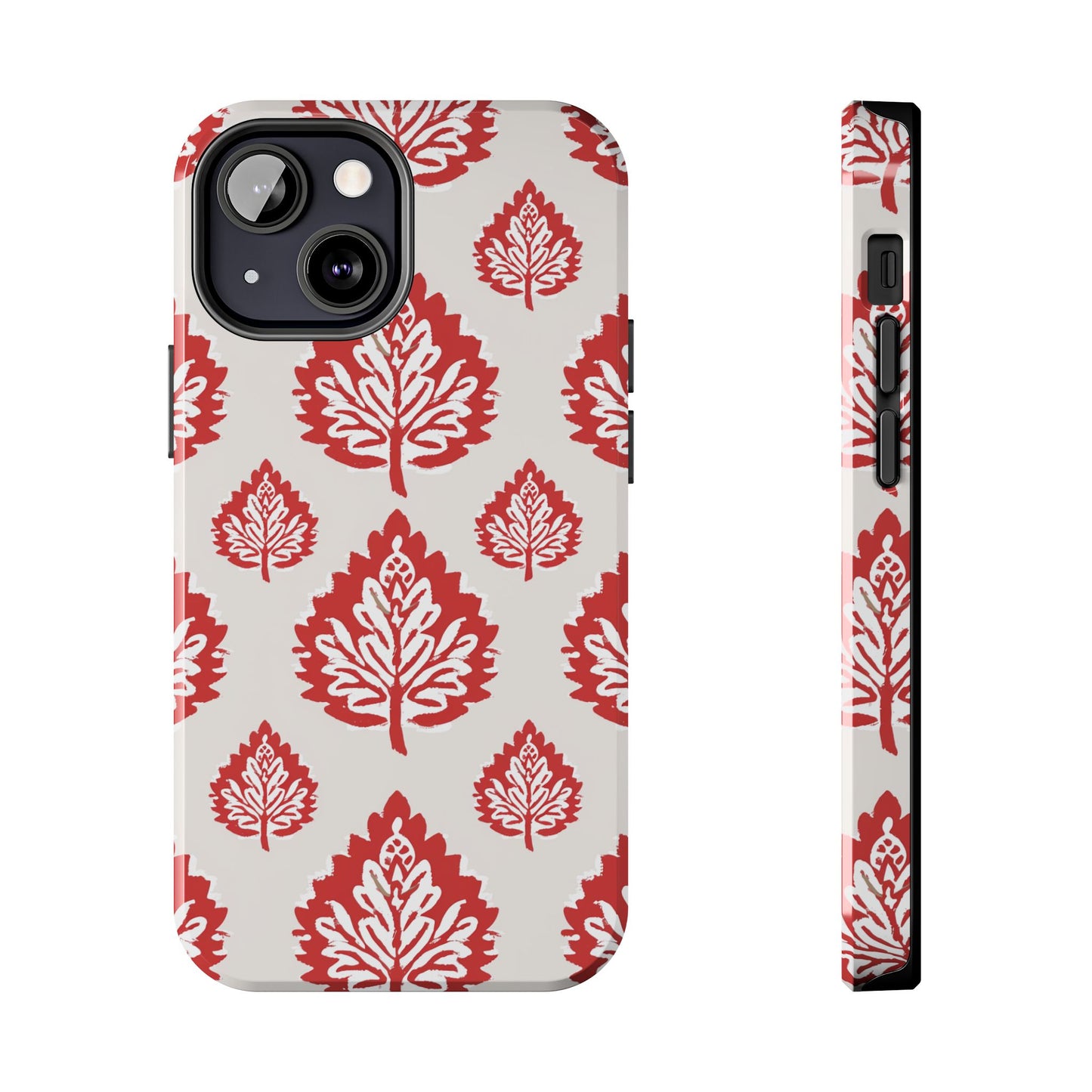 Red Indian Floral Design