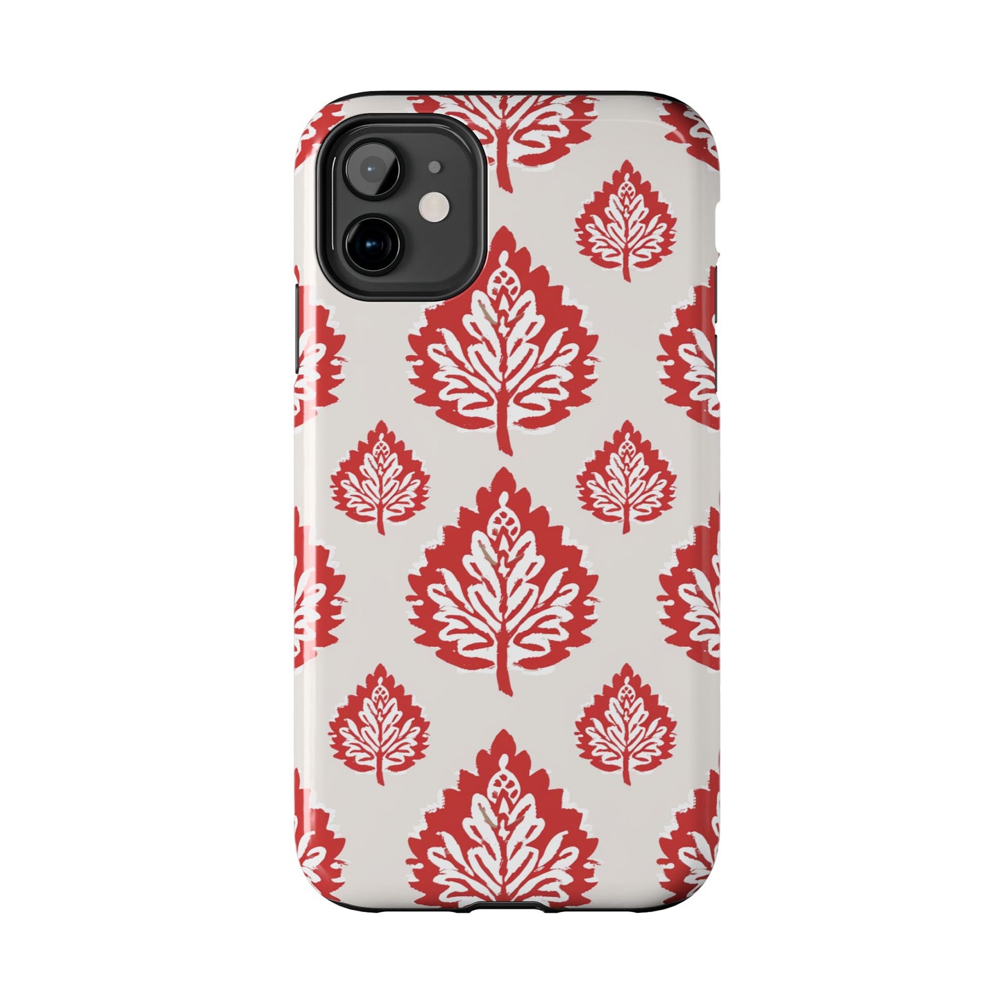 Red Indian Floral Design
