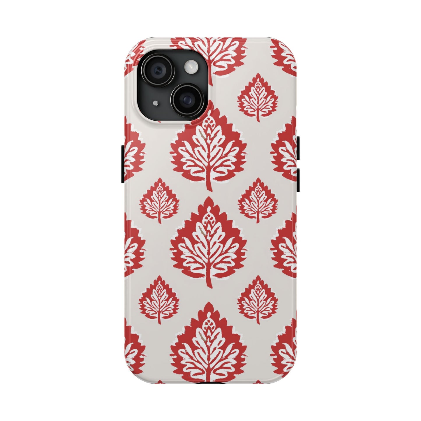 Red Indian Floral Design