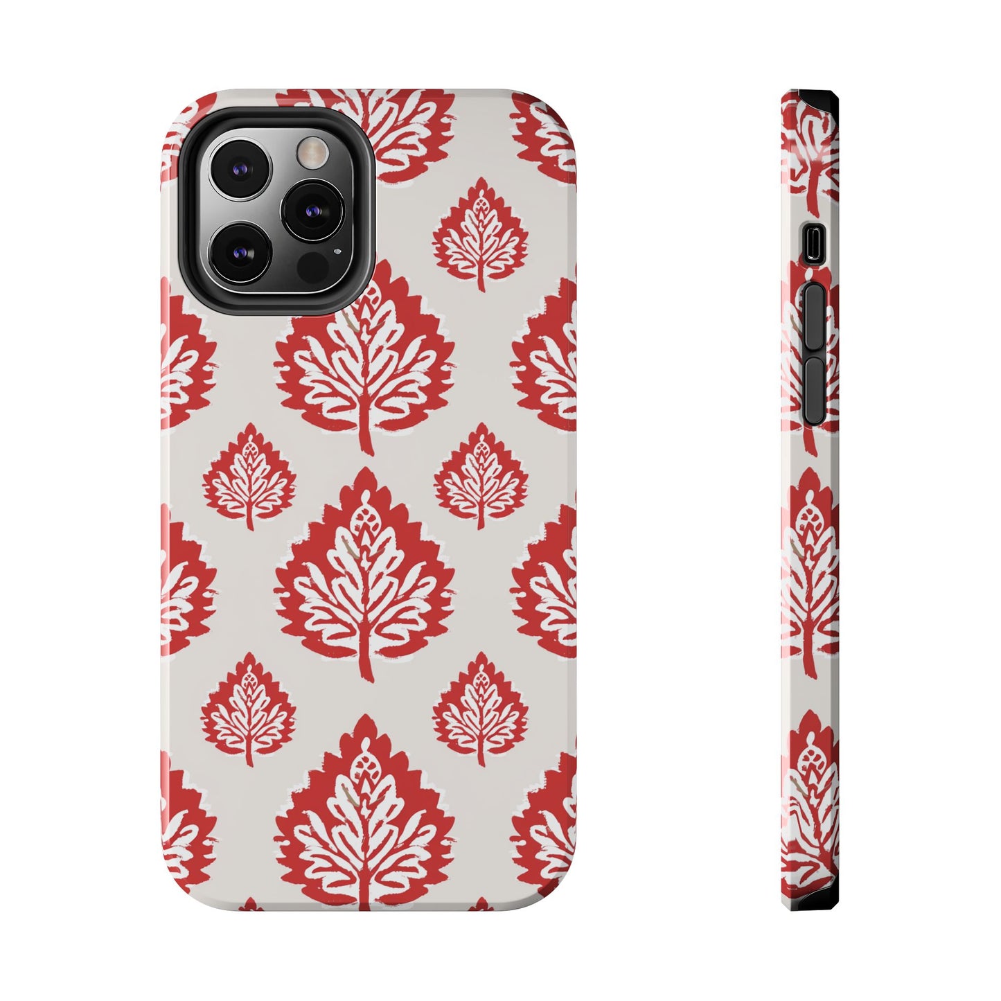 Red Indian Floral Design