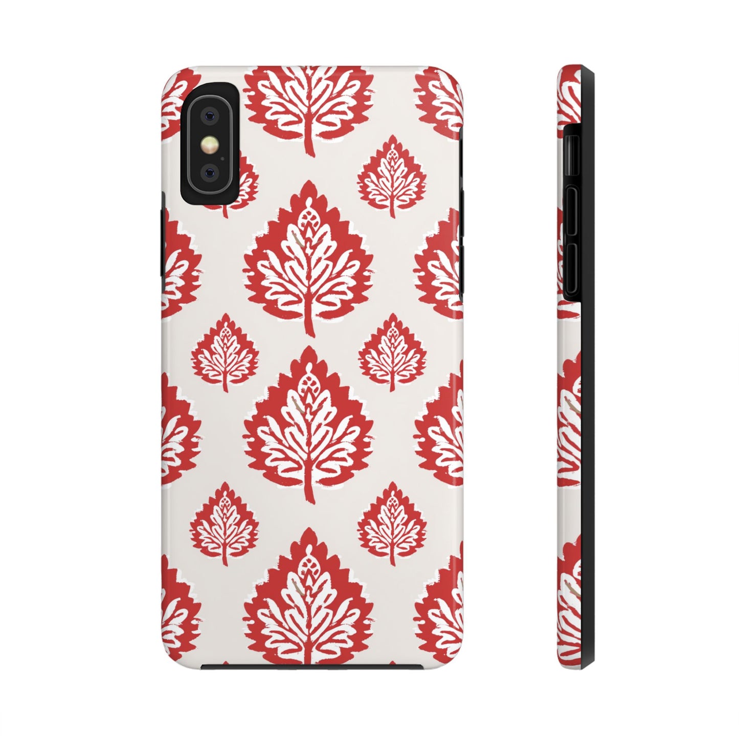 Red Indian Floral Design