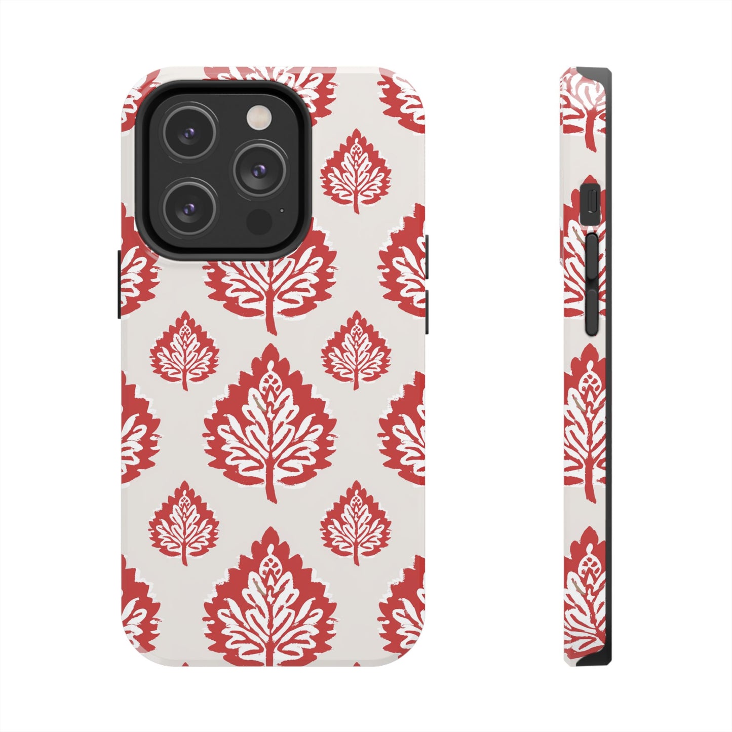 Red Indian Floral Design